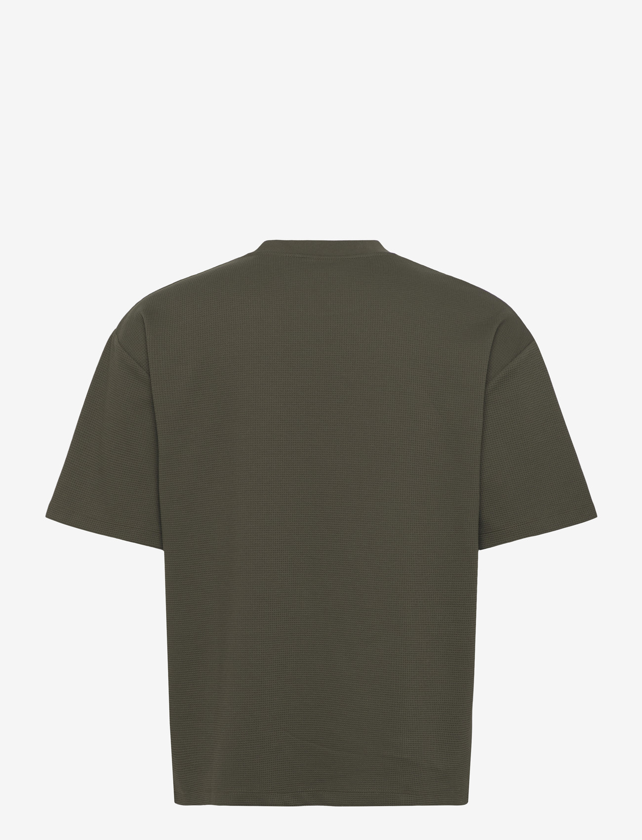 Lindbergh - Oversize waffle tee - laveste priser - army - 2