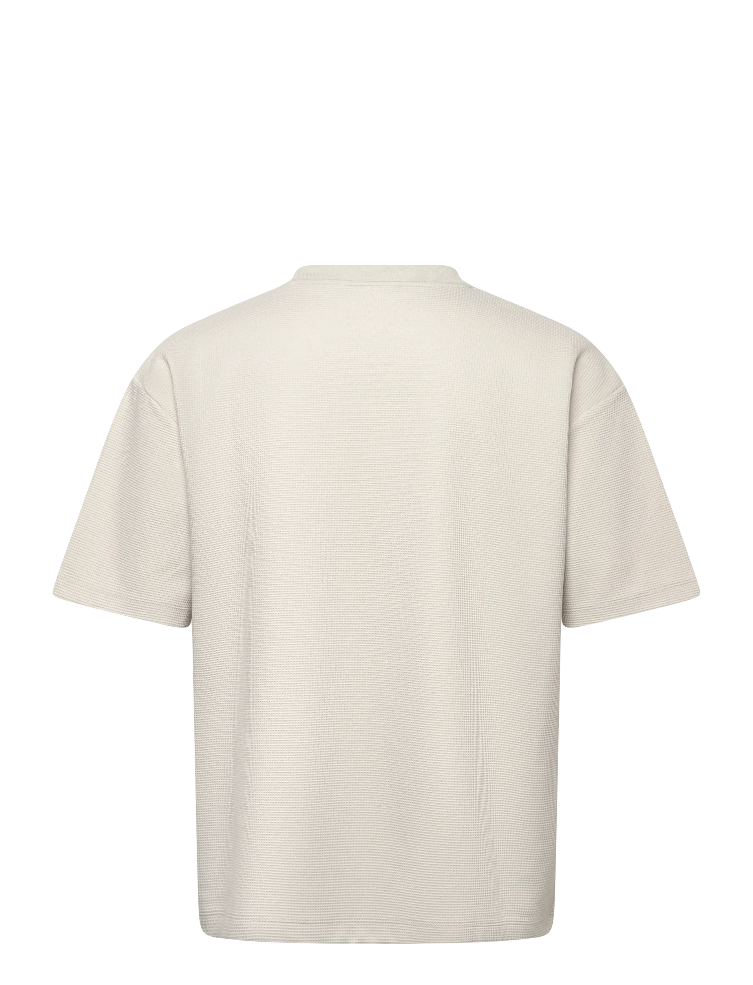 Lindbergh - Oversize waffle tee - laveste priser - lt grey - 2