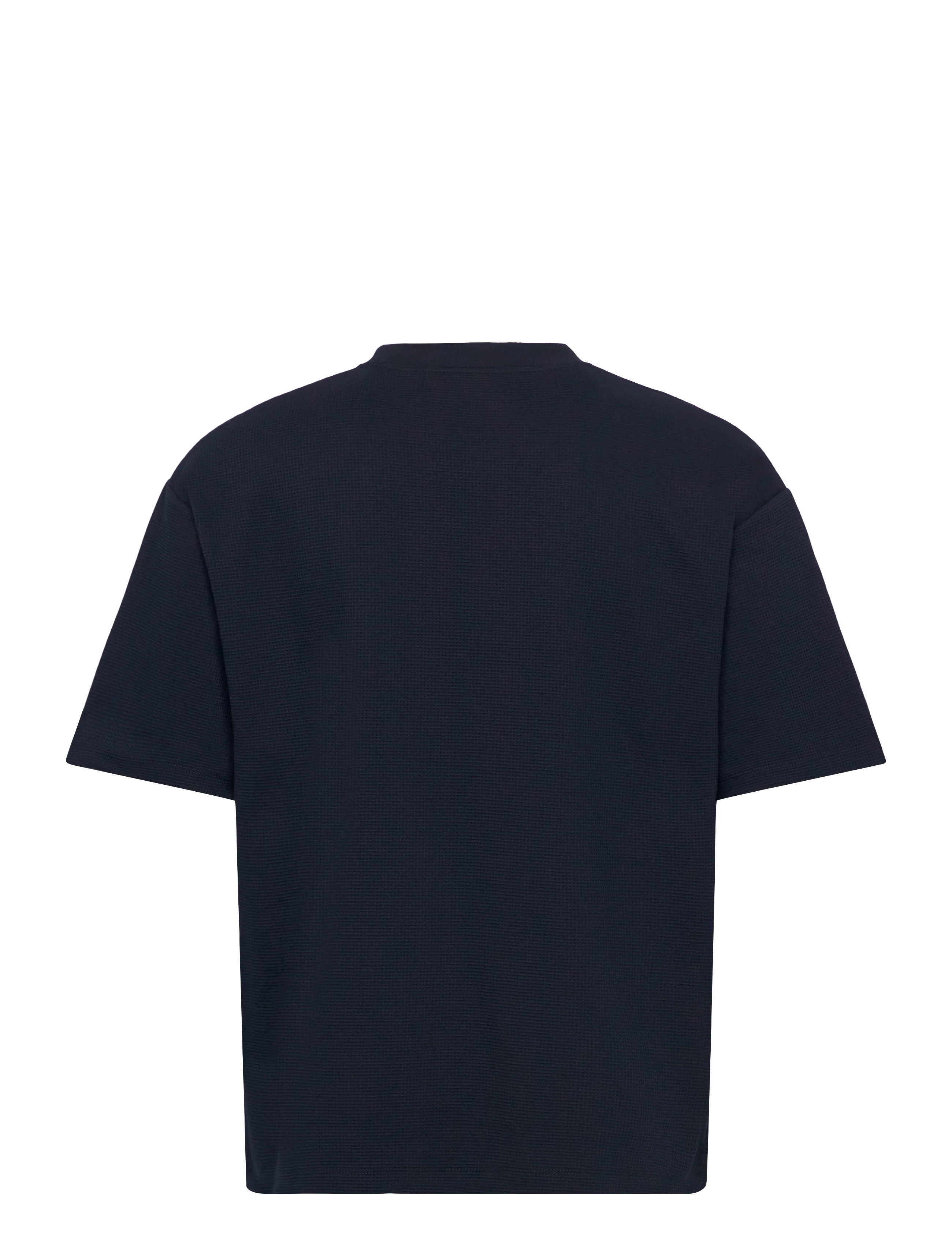 Lindbergh - Oversize waffle tee - lühikeste varrukatega t-särgid - navy - 2