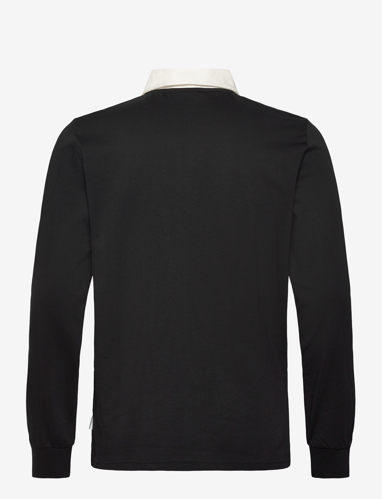 Lindbergh - Baseball polo L/S - langærmede poloer - black - 1