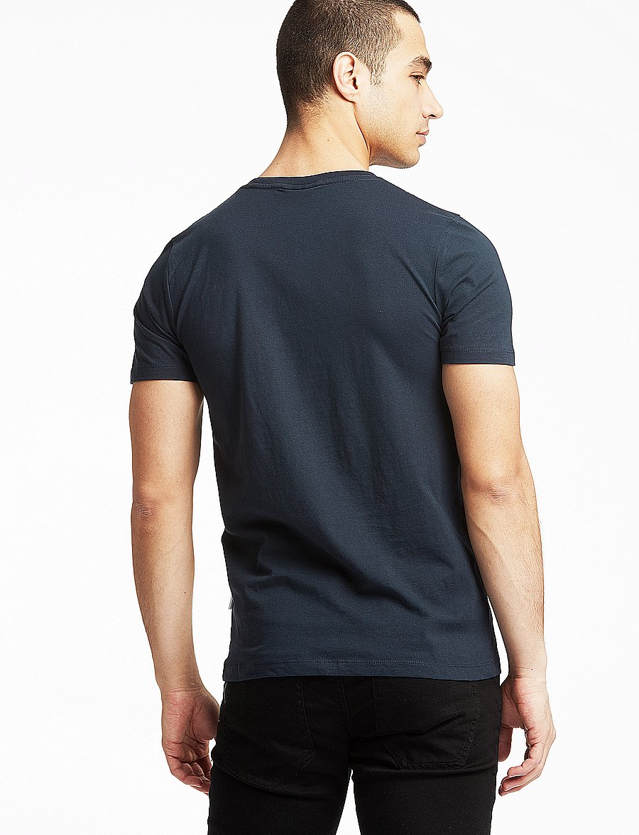 Lindbergh - Basic o-neck tee S/S 7 pack - t-shirts im multipack - bl-gr-na - 2