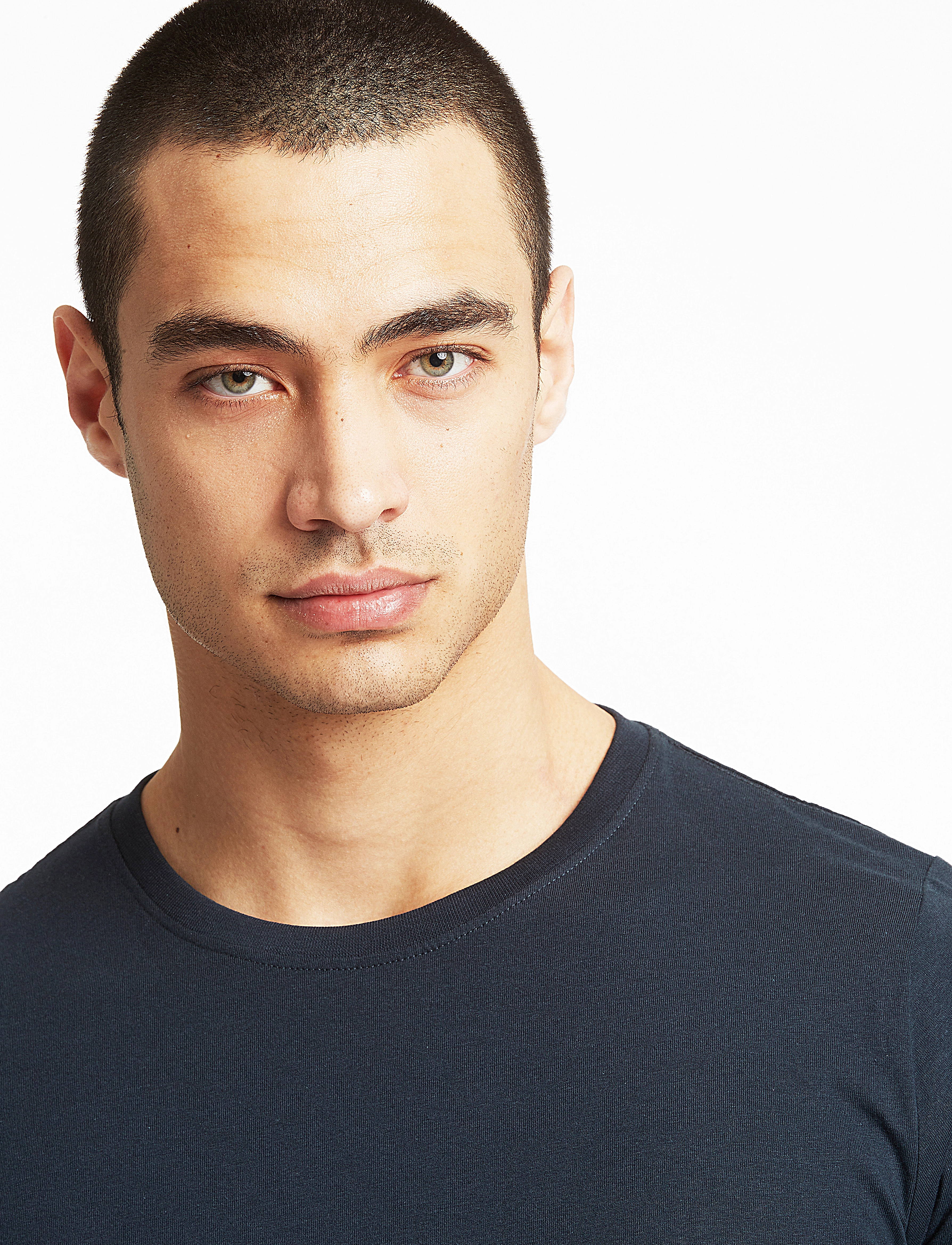 Lindbergh - Basic o-neck tee S/S 7 pack - multipack t-shirts - bl-gr-na - 4