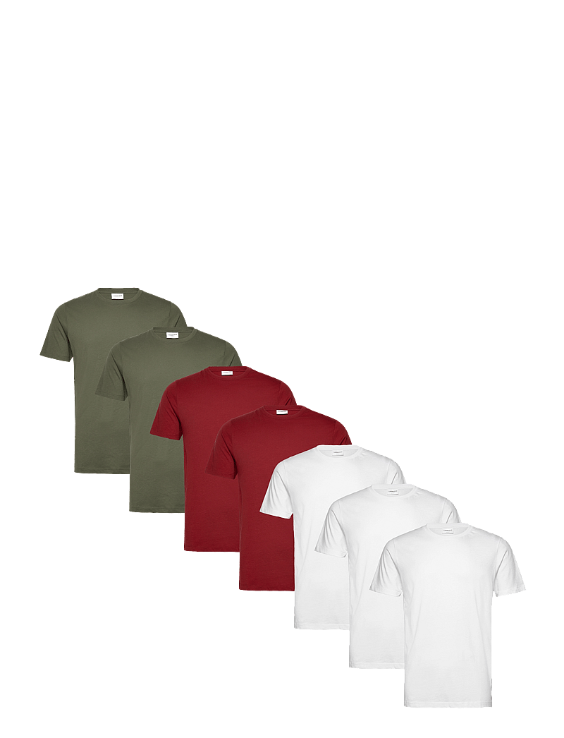 Lindbergh - Basic o-neck tee S/S 7 pack - t-shirts im multipack - multi 2 - 1