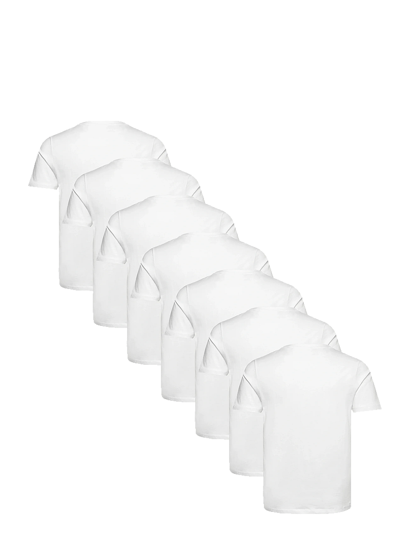 Lindbergh - Basic o-neck tee S/S 7 pack - t-särkide multipakk - white - 1