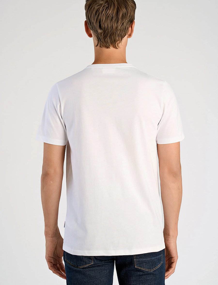 Lindbergh - Basic o-neck tee S/S 7 pack - t-shirts im multipack - white - 5
