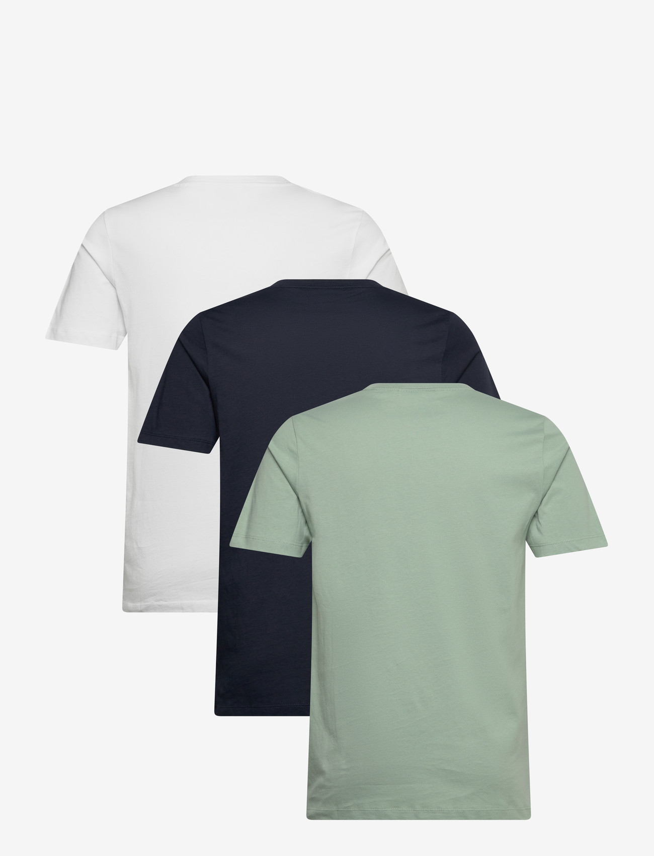 Lindbergh - 3 pack CPH tee S/S - kurzärmelige - nb-wh-sg - 1