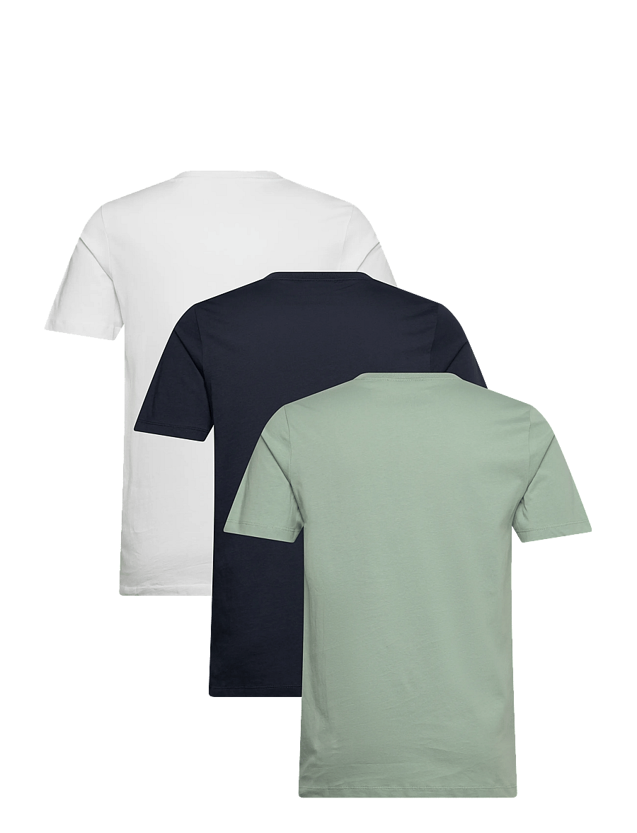 Lindbergh - 3 pack CPH tee S/S - multipack t-shirts - nb-wh-sg - 1