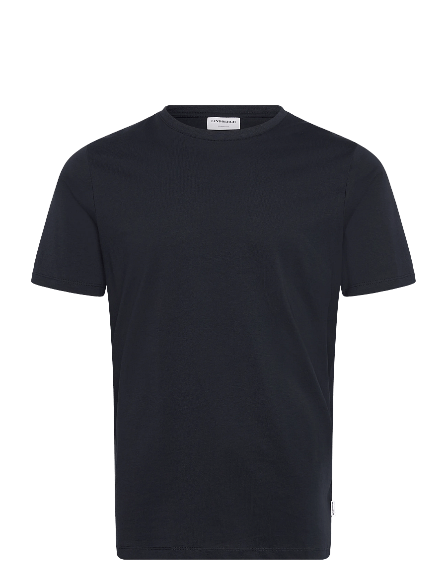 Lindbergh - Basic o-neck tee S/S - kurzärmelige t-shirts - navy - 1