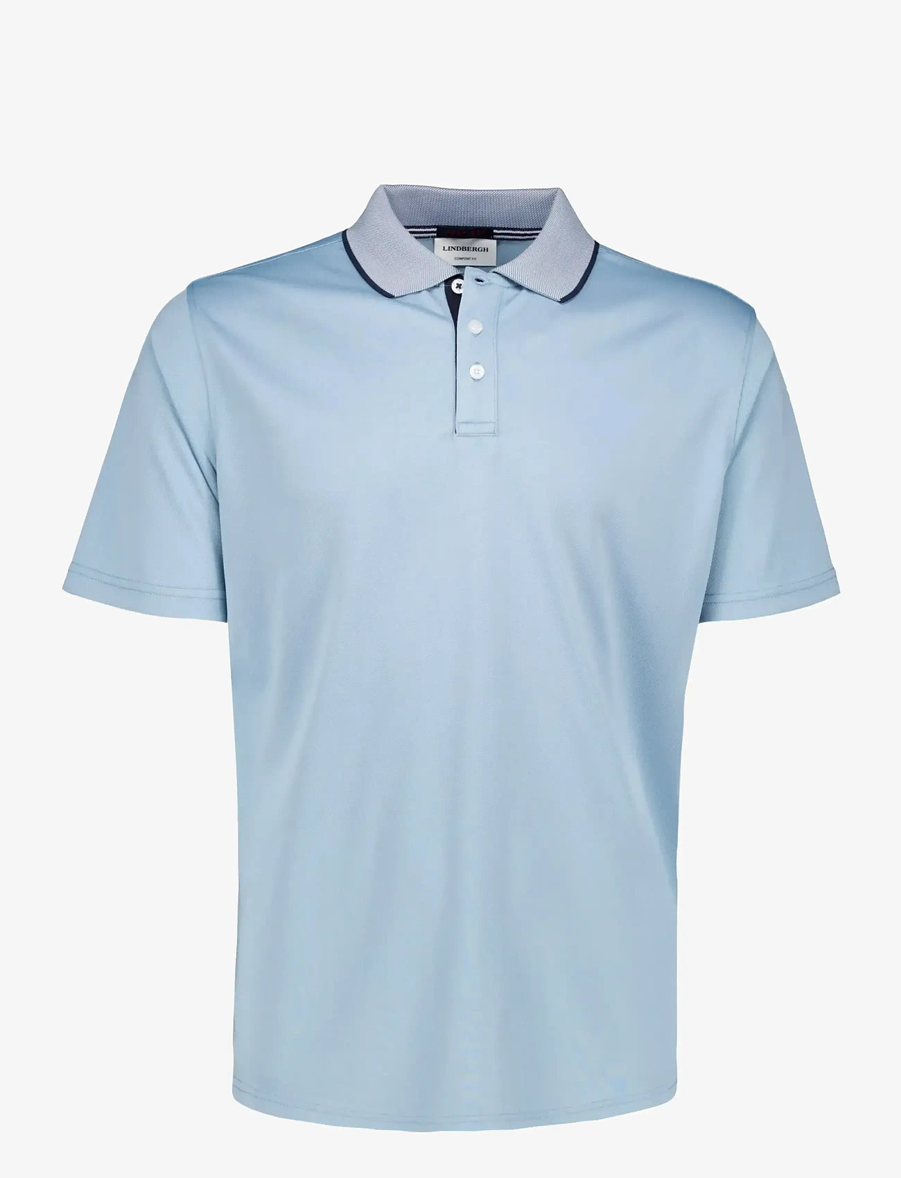 Lindbergh - Fast dry polo - kortærmede poloer - blue grey - 1