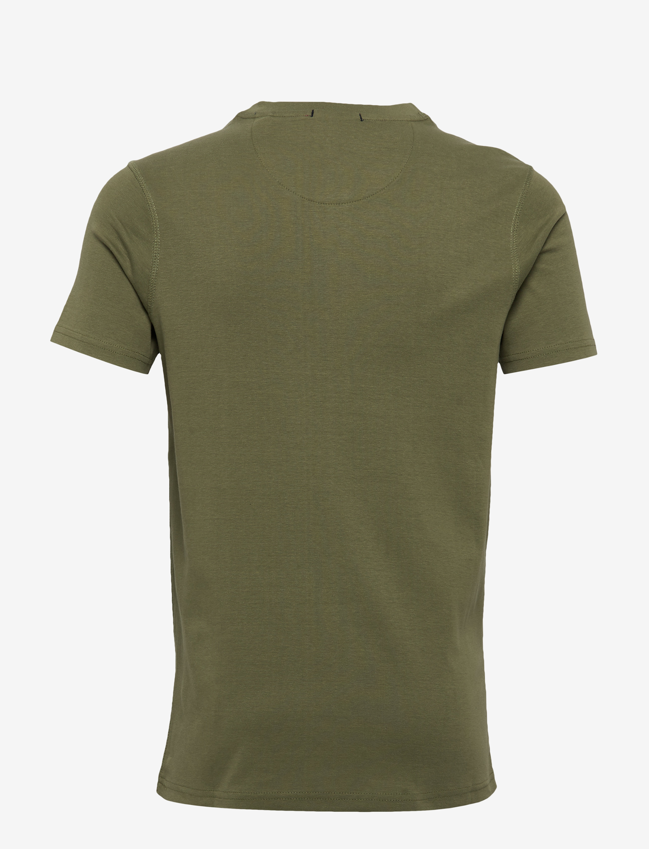 Lindbergh - Ribbed granddad S/S - lt army - 1