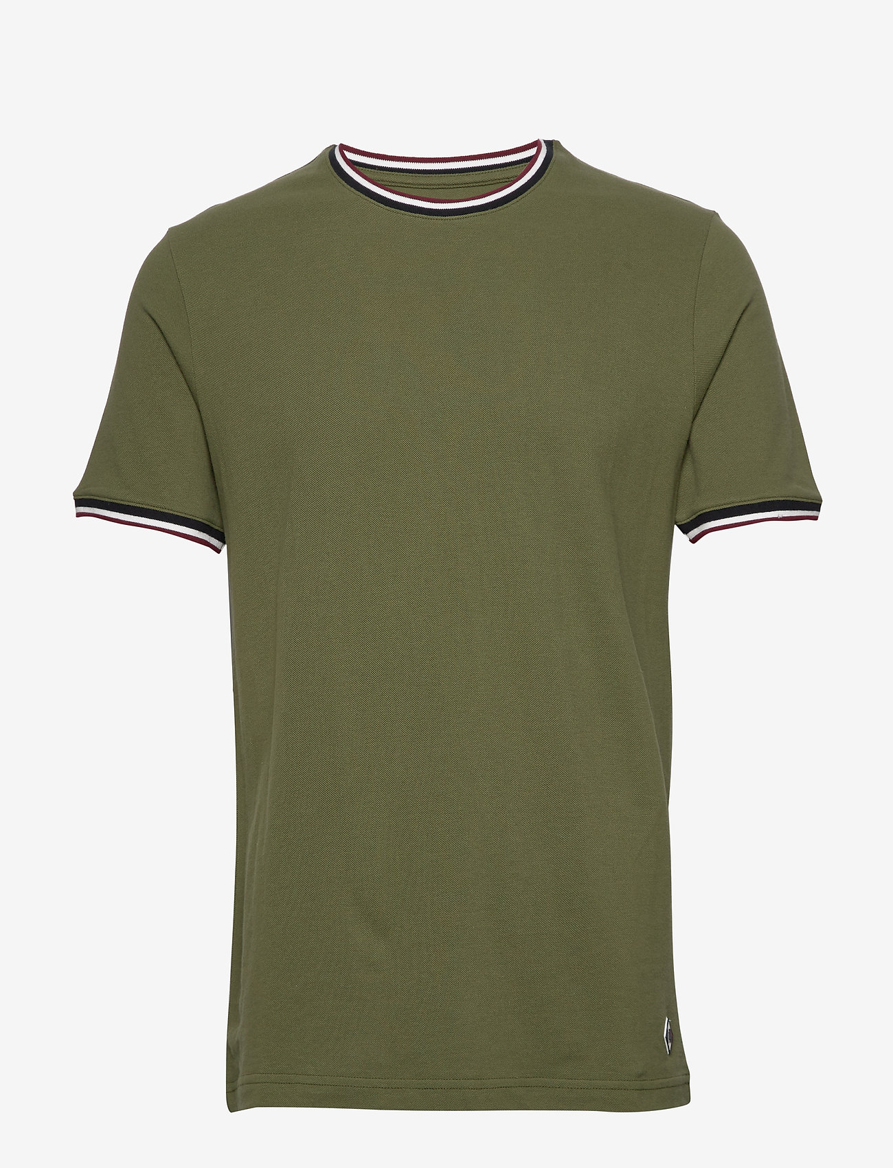 Lindbergh - Signature piqué tee - lt army - 0
