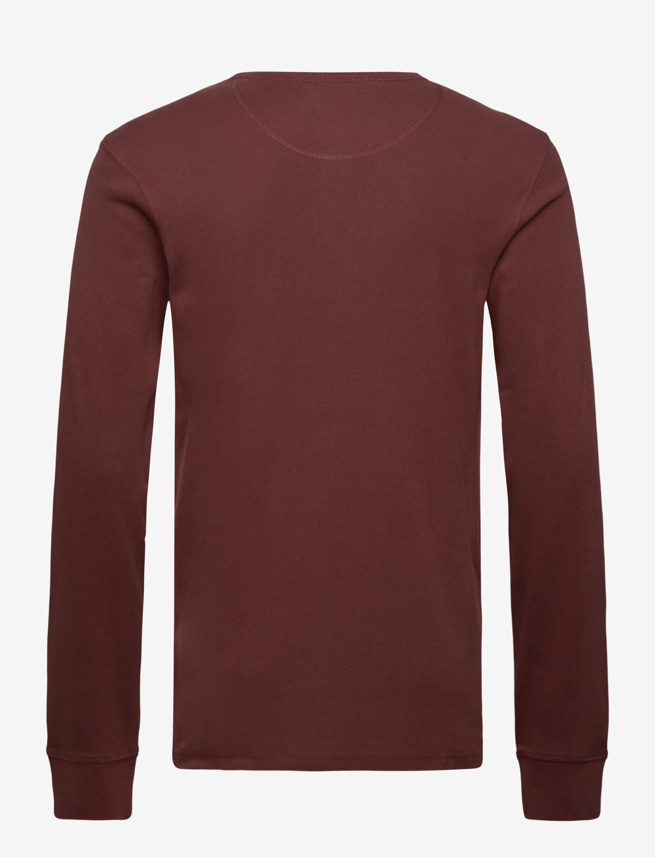 Lindbergh - Solid gradad w contrast fabric L/S - höstkläder - deep burgundy - 2