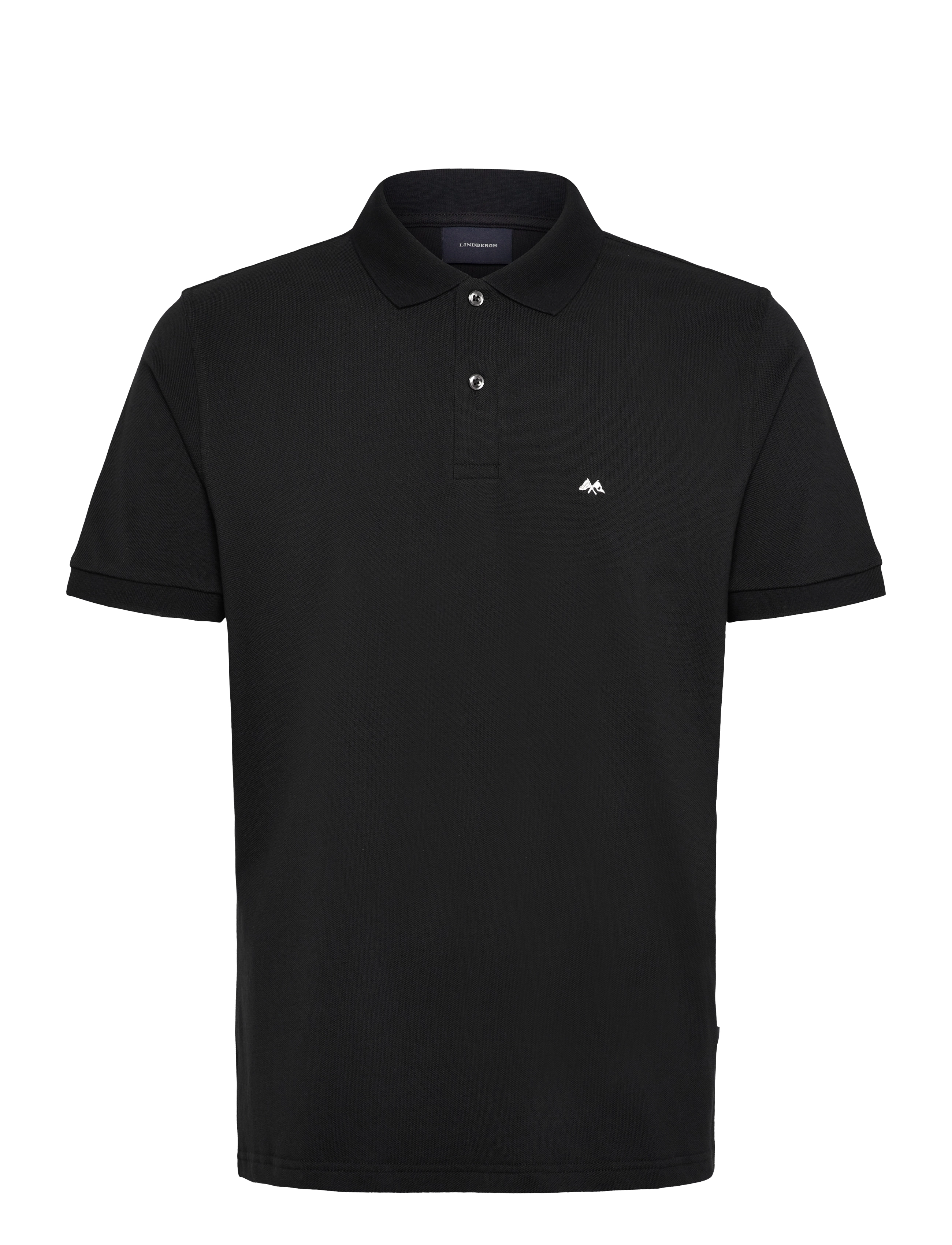 Lindbergh Polo S/S - Lindbergh - BLACK / black