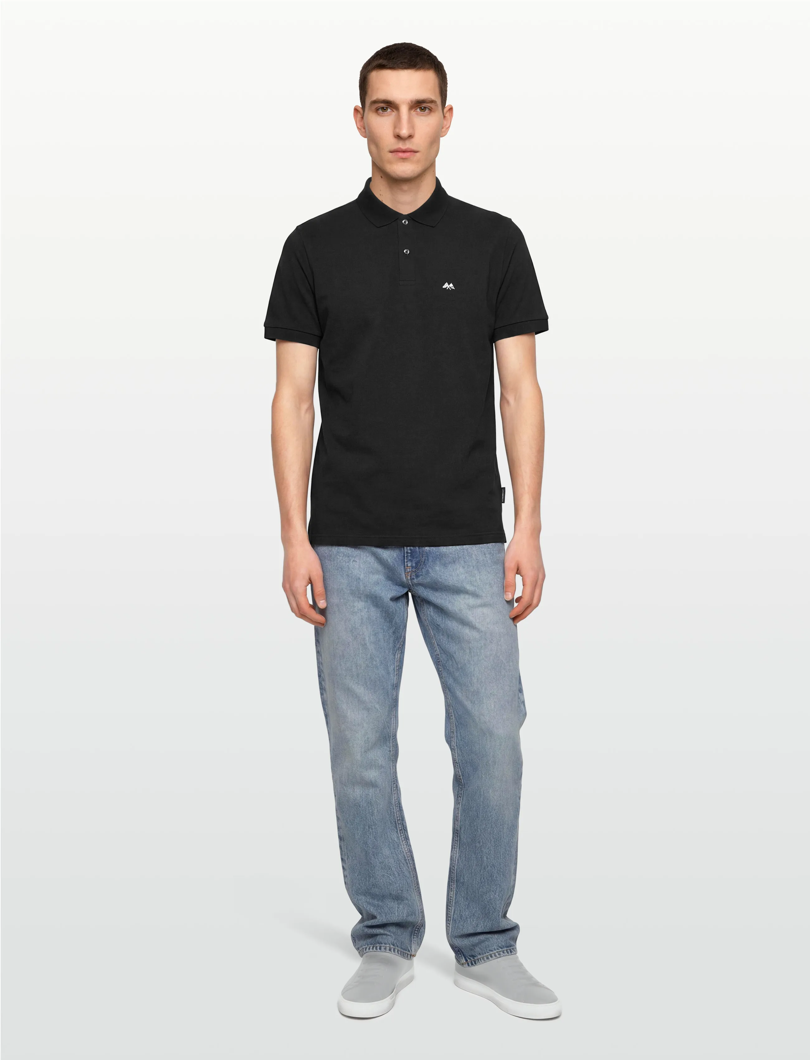 Lindbergh Polo S/S, S, Black, Poloer > Kortærmede, Herre