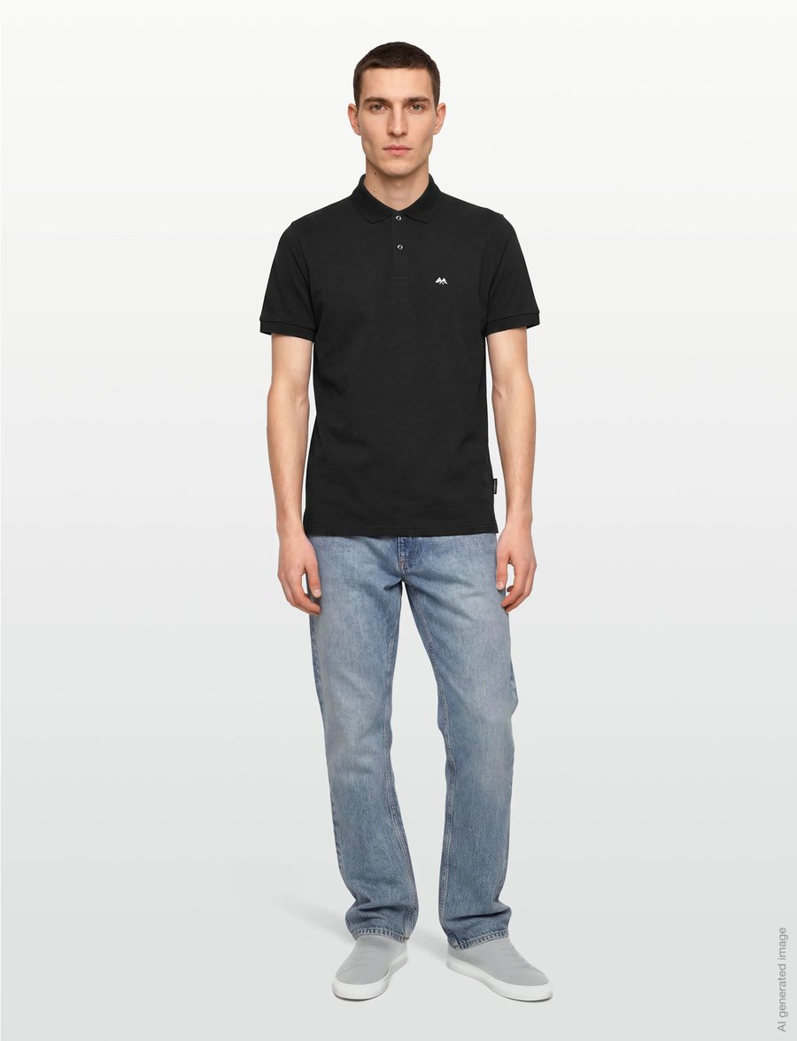 Lindbergh - Polo S/S - kurzärmelig - black - 0
