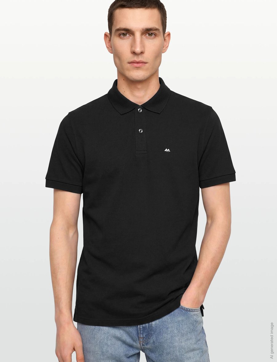 Lindbergh - Polo S/S - kurzärmelig - black - 3