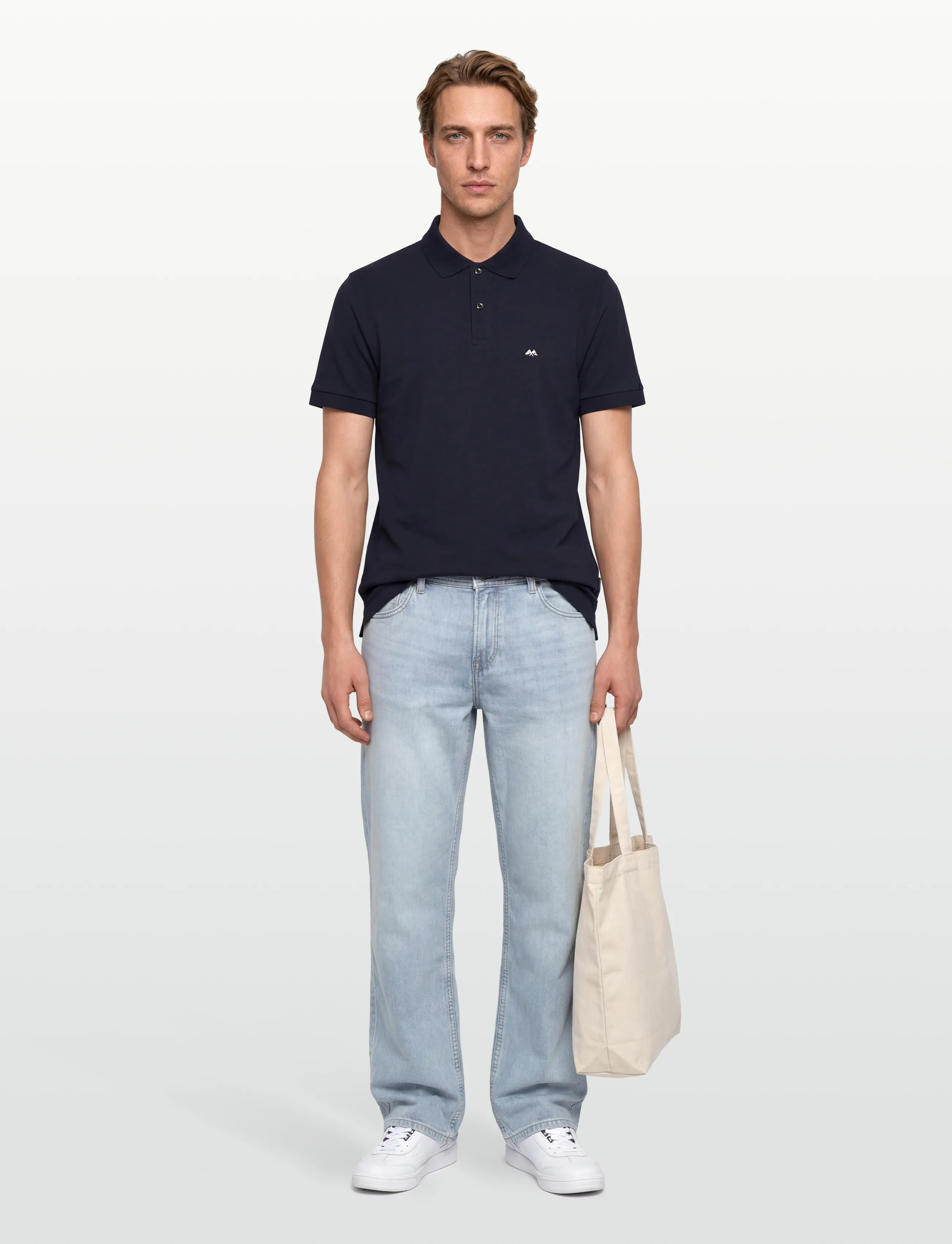 Lindbergh Polo S/S - Lindbergh - DK BLUE / navy