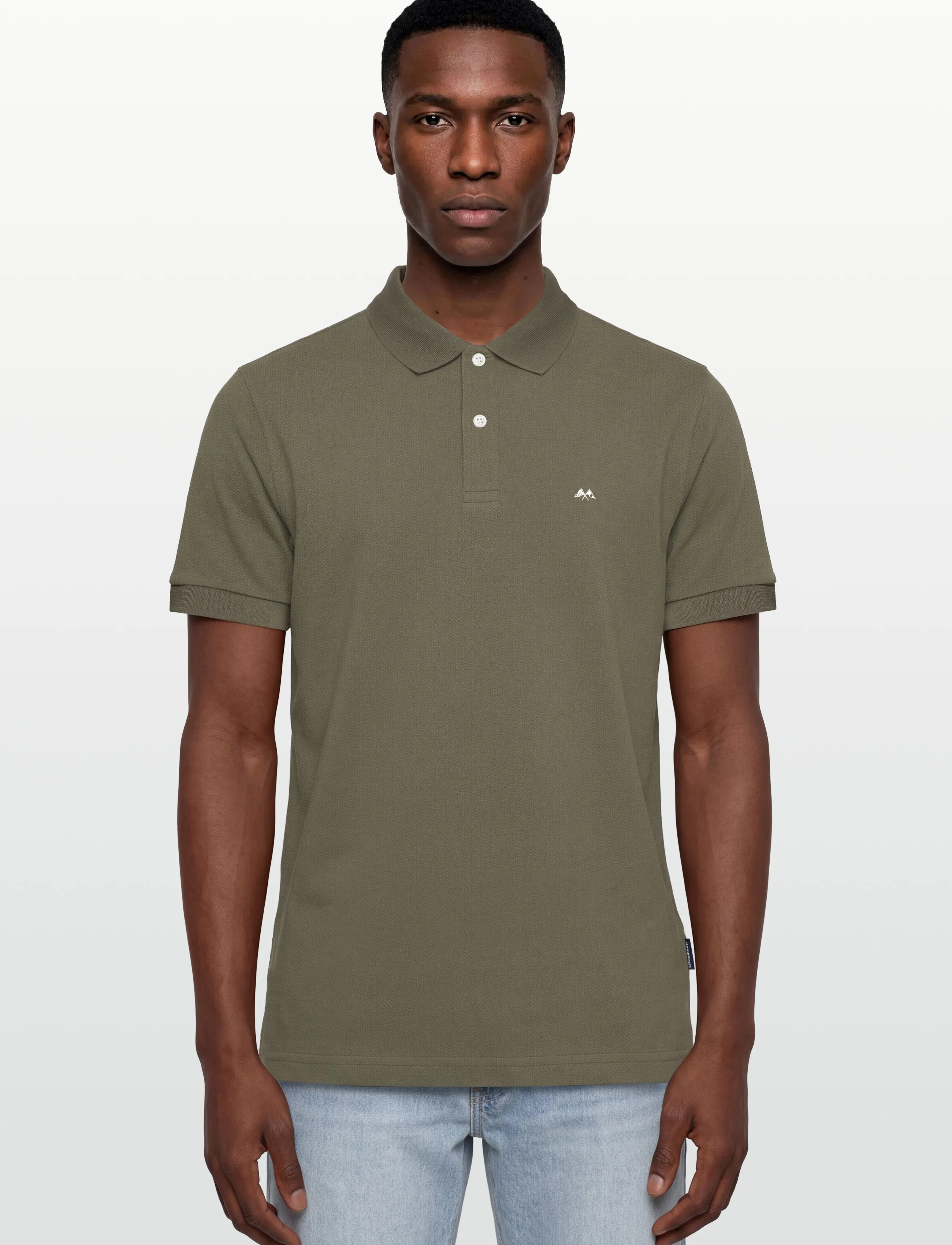 Lindbergh - Polo S/S - kortærmede poloer - lt dusty army - 3