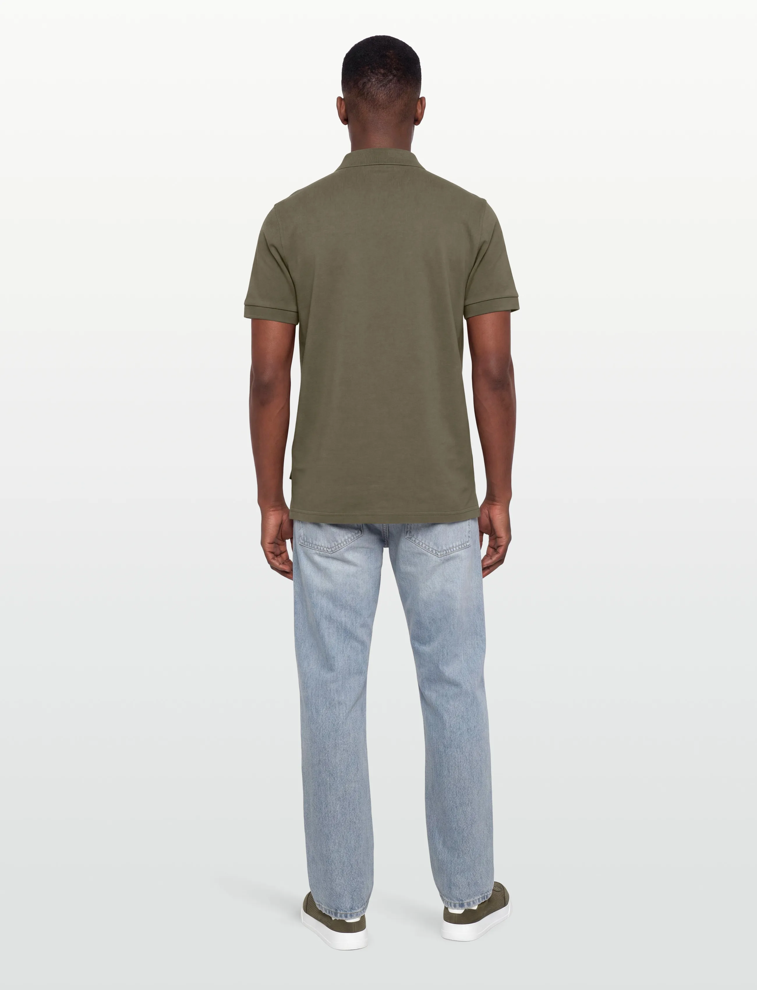 Lindbergh - Polo S/S - kortærmede poloer - lt dusty army - 4