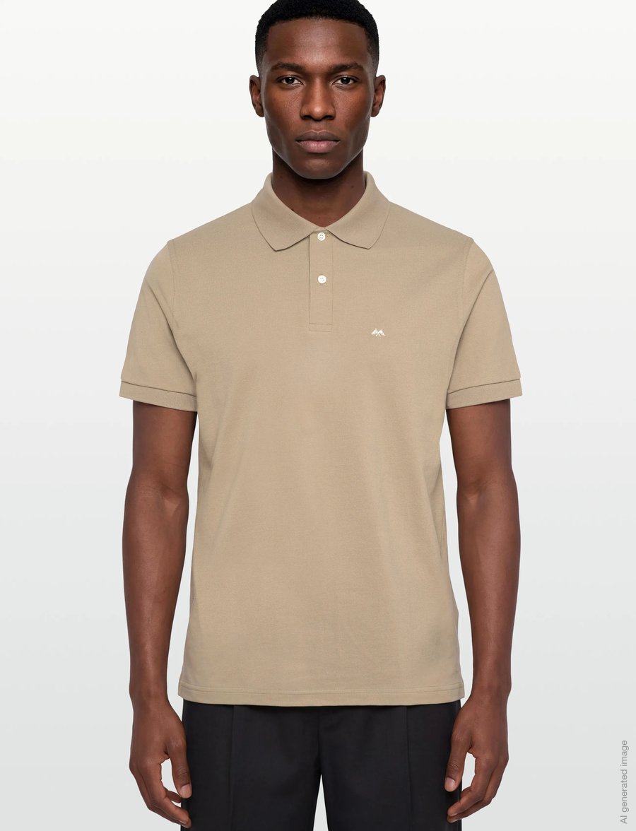 Lindbergh - Polo S/S - kurzärmelig - sand - 3