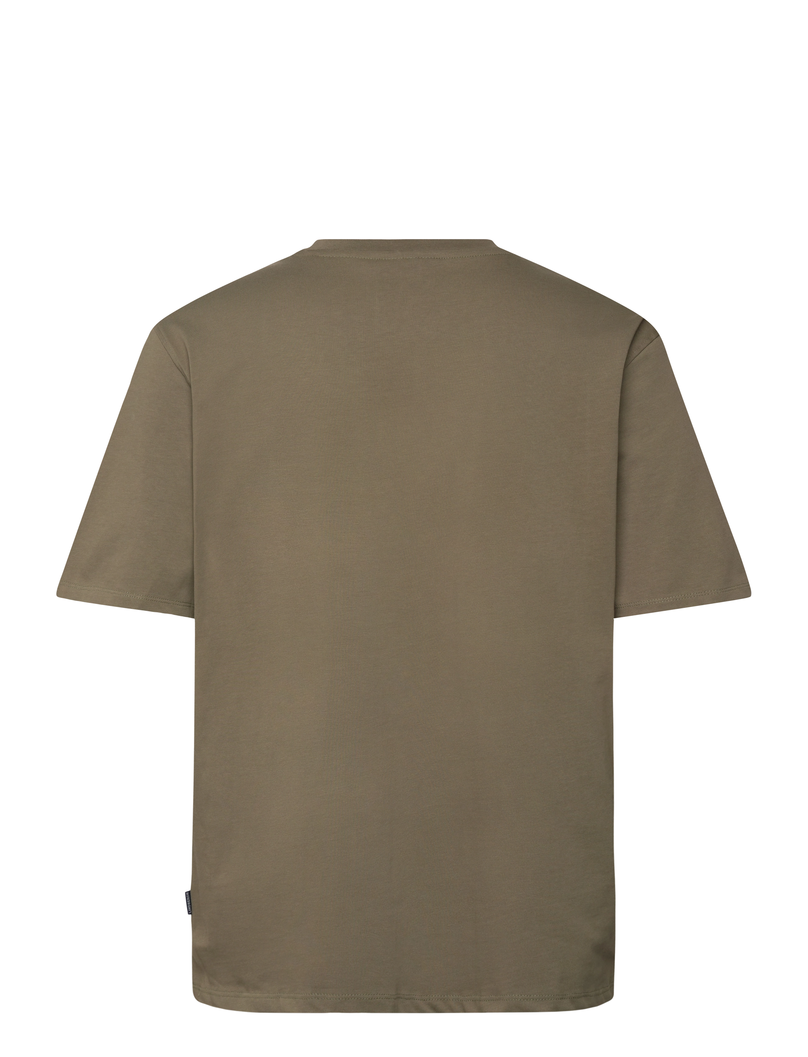 Lindbergh - Oversize logo tee - dk dusty olive - 1