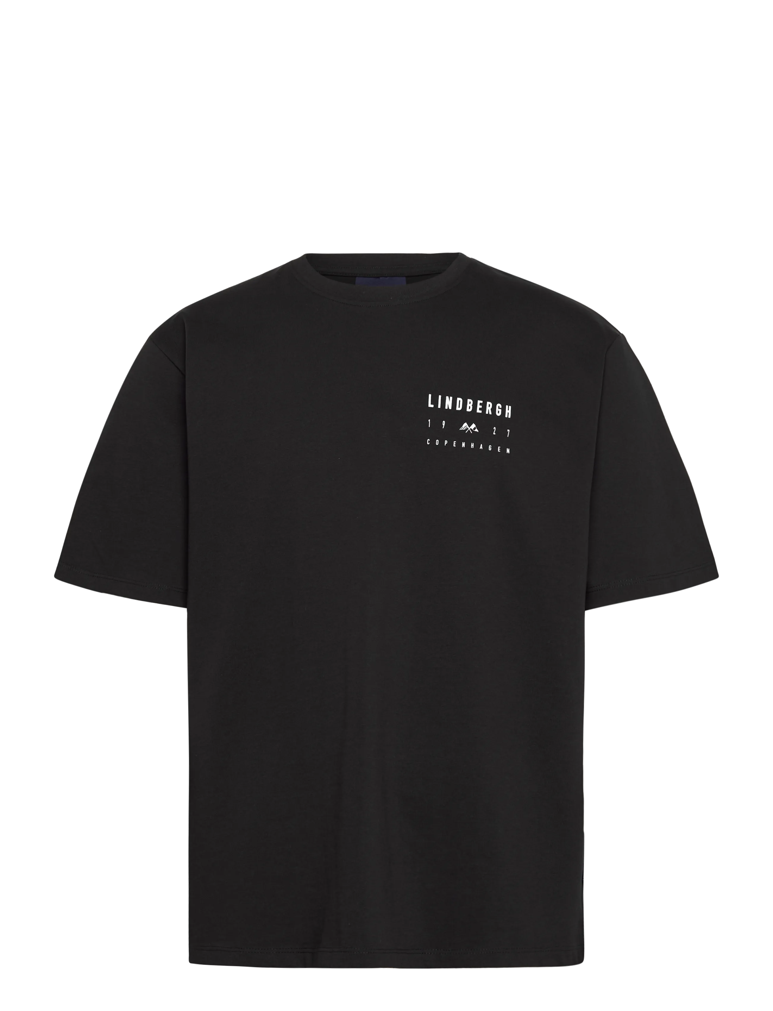 LINDBERGH Oversized Print Tee S/S Schwarz - L - Herren