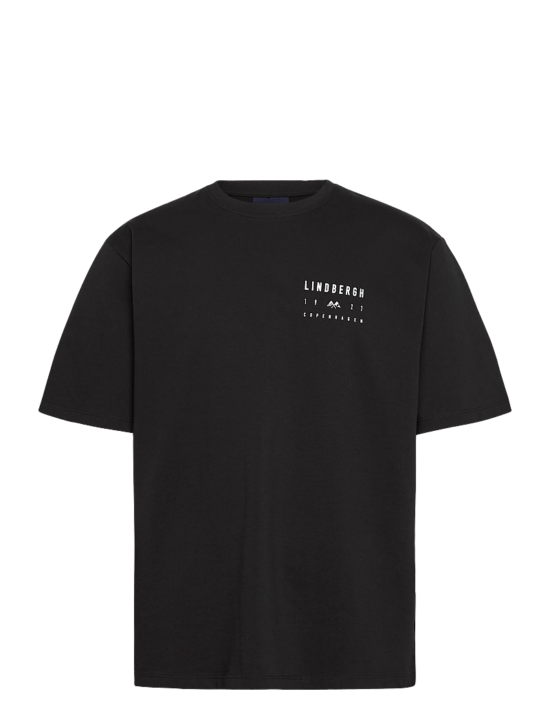 Lindbergh - Oversized print tee S/S - kurzärmelig - black - 1