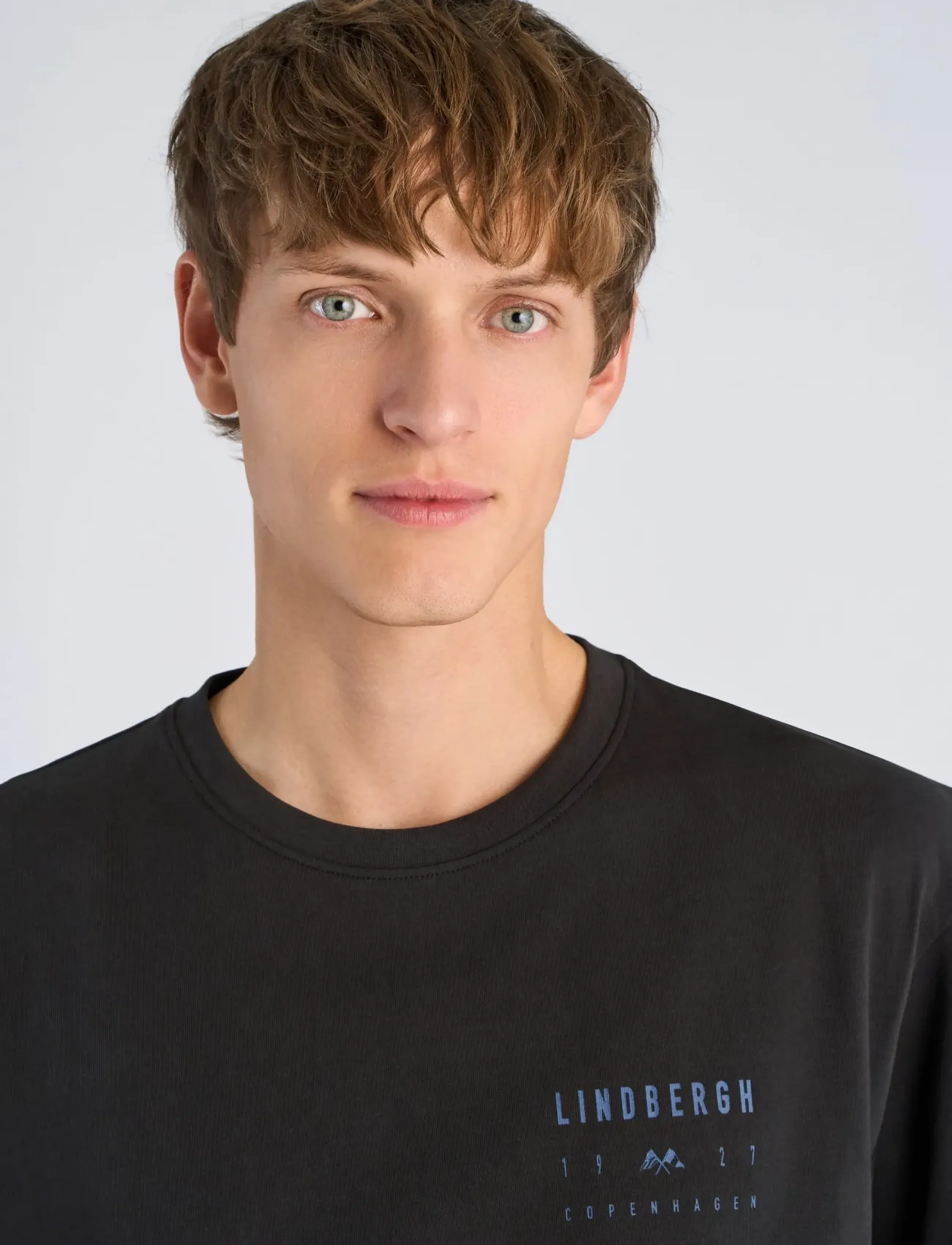 Lindbergh - Oversized print tee S/S - kortärmade t-shirts - black - 5
