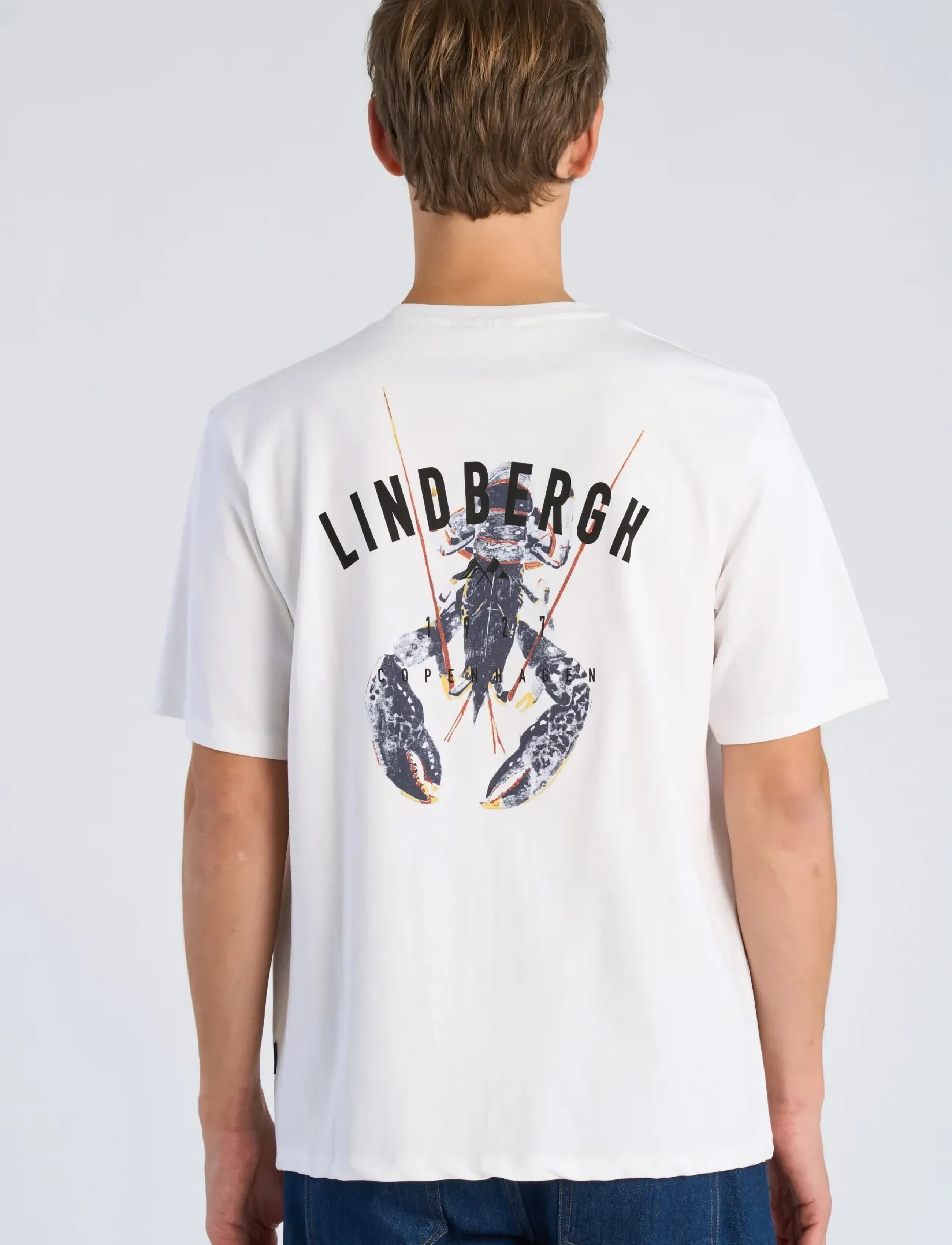 Lindbergh Oversized Print Tee S/S t-shirts med tryck herr – bild 3