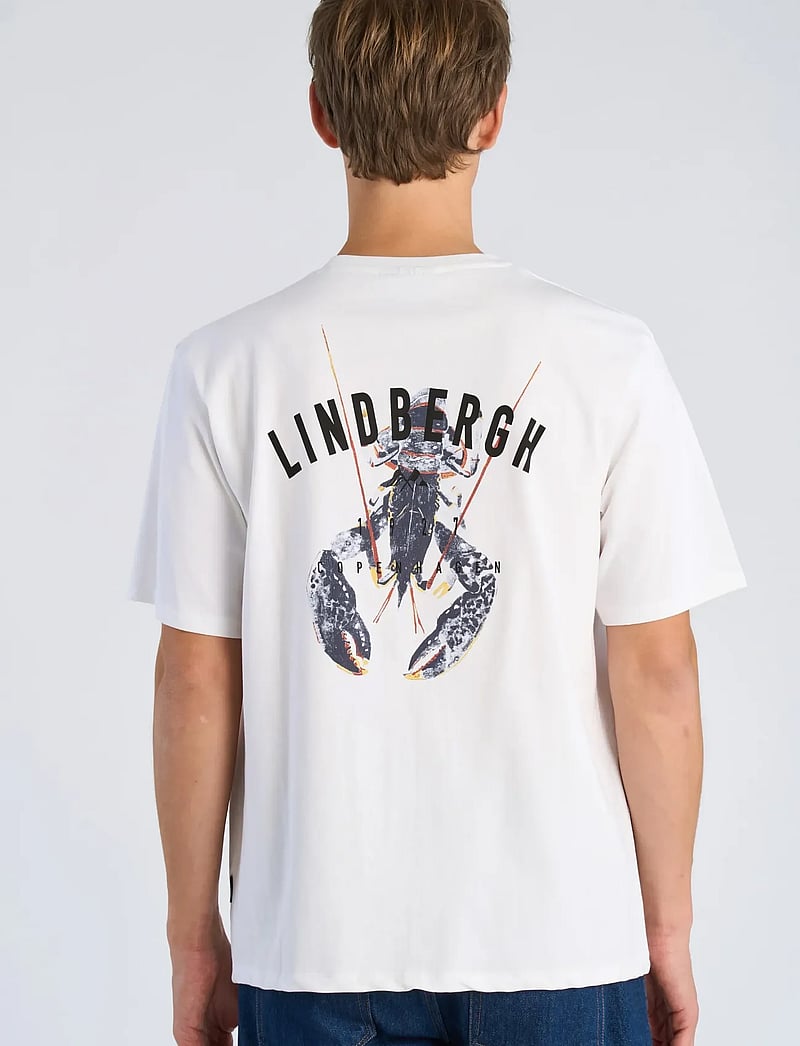 Lindbergh - Oversized print tee S/S - kurzärmelig - white - 4