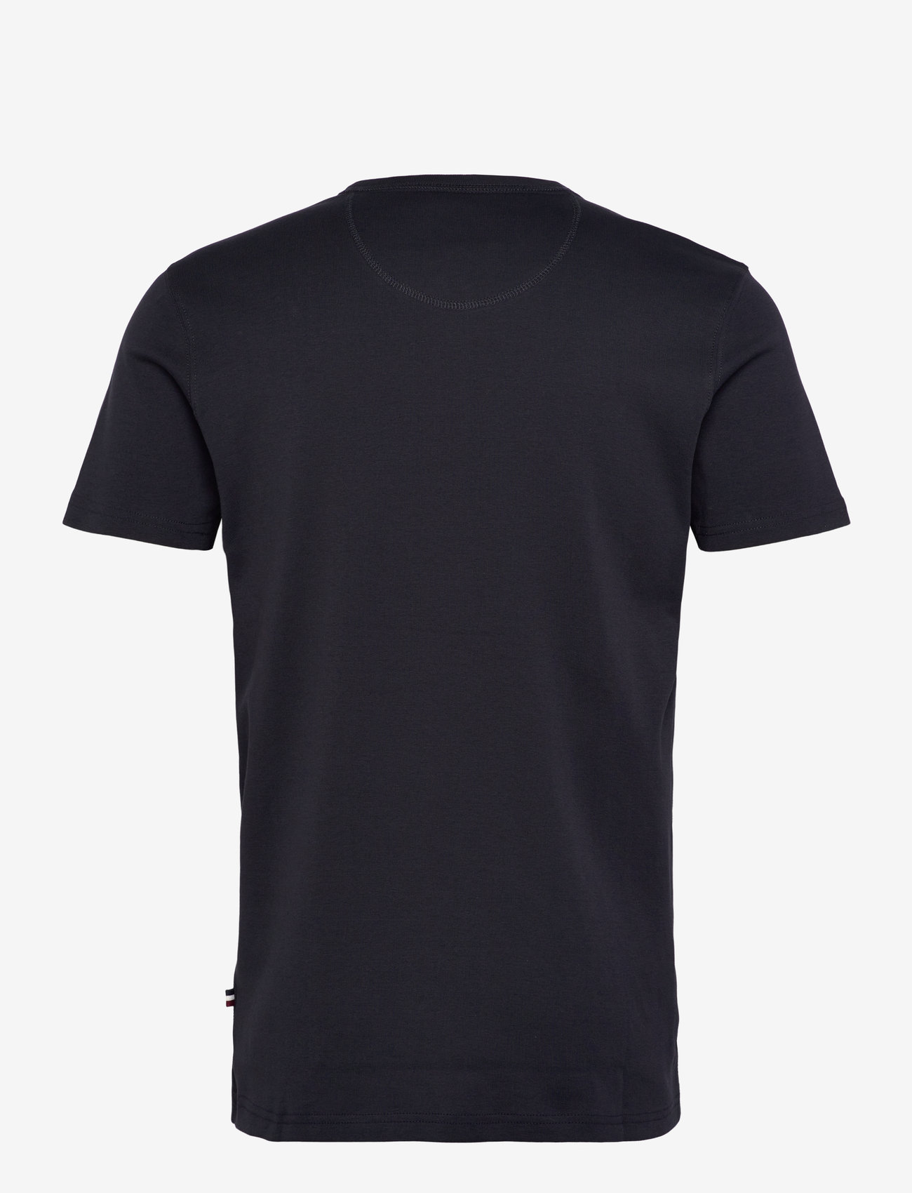 Lindbergh - Ribbed granddad tee S/S - lühikeste varrukatega t-särgid - navy - 1
