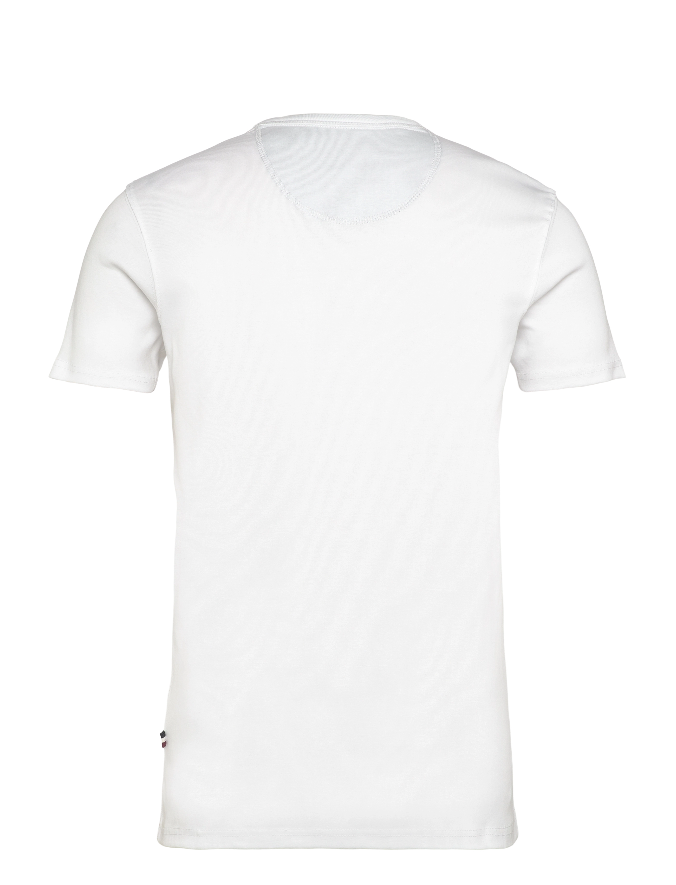 Lindbergh - Ribbed granddad tee S/S - white - 1