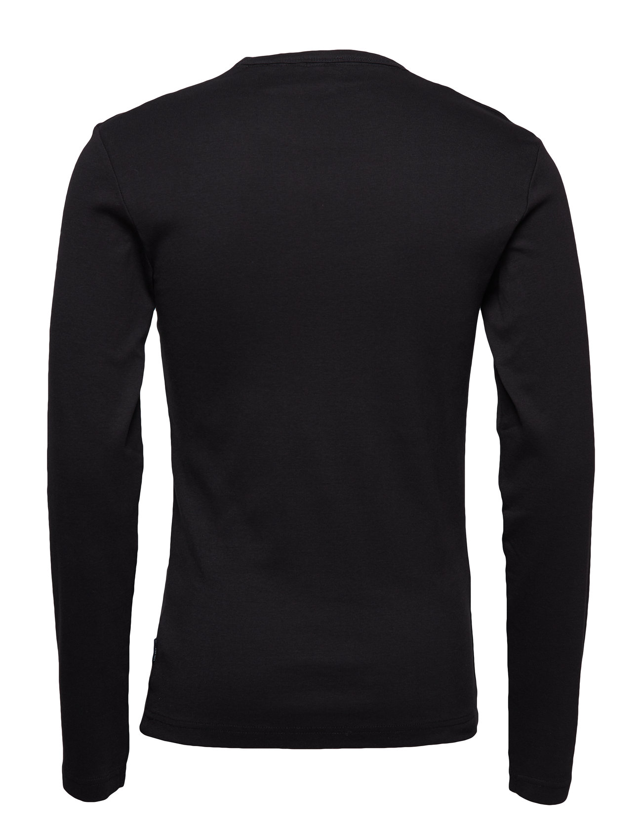 Lindbergh - Basic tee o-neck L/S - herbstliche kleidung - black - 1