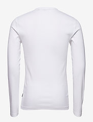 Lindbergh - Basic tee o-neck L/S - basic t-shirts - white - 1