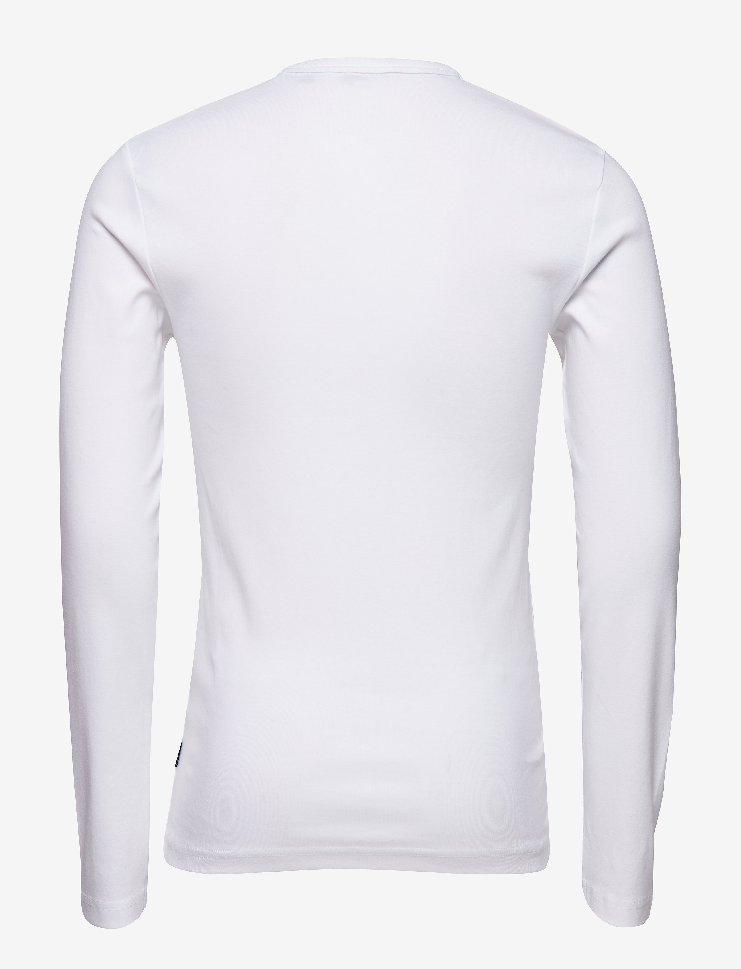 Lindbergh - Basic tee o-neck L/S - lägsta priserna - white - 2