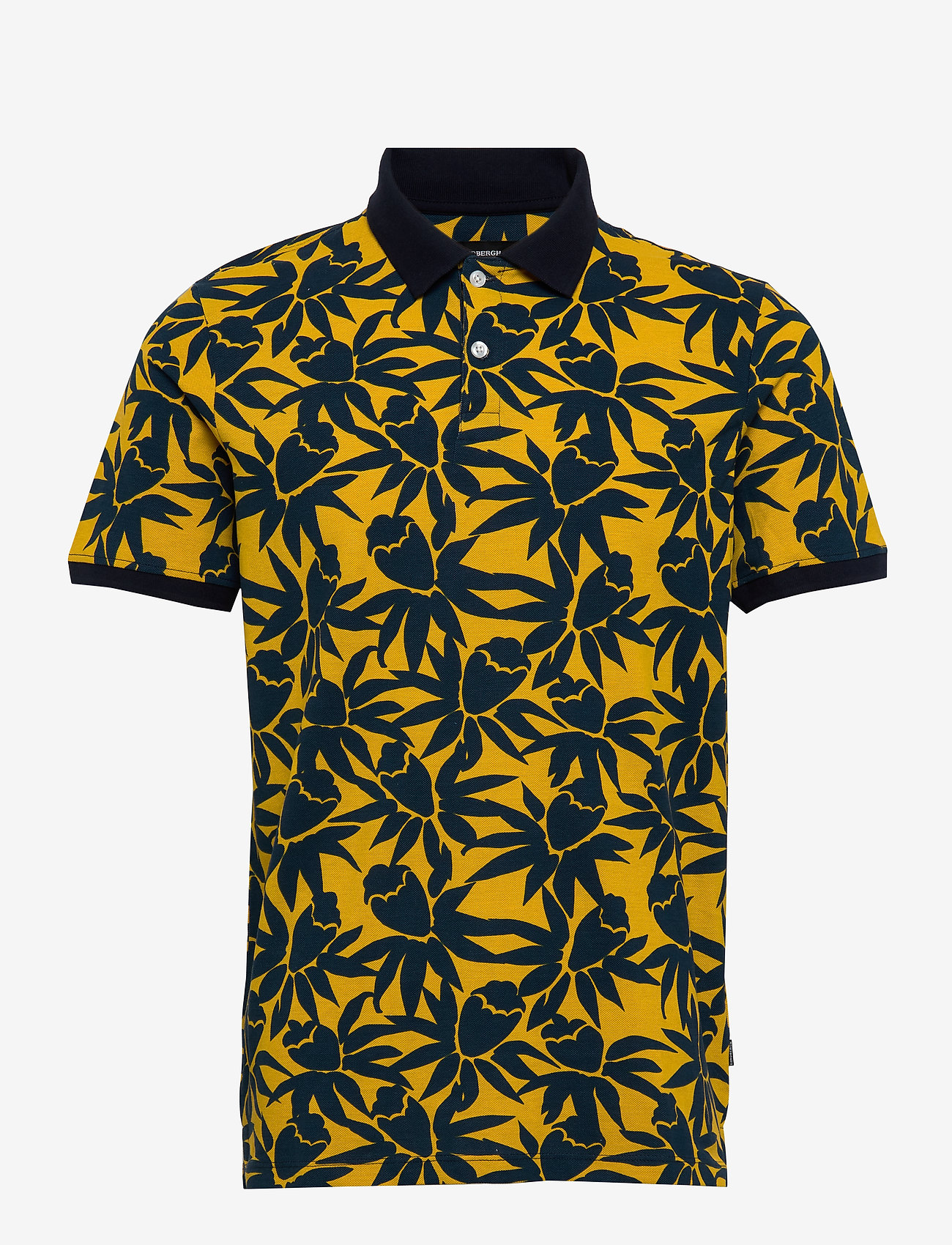 Lindbergh - Large AOP polo S/S - yellow - 0