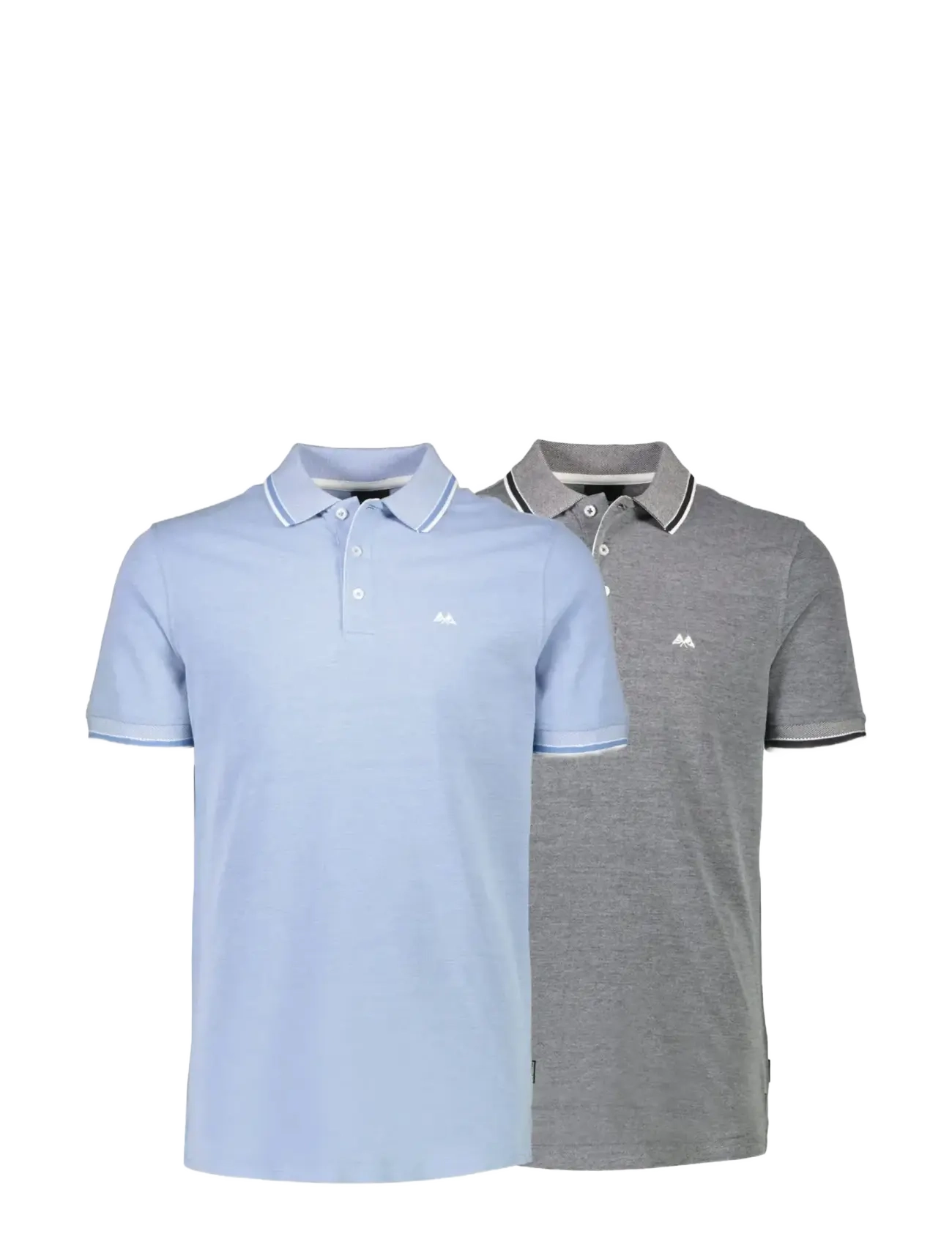 LINDBERGH Orangic Baumwolle Polo Piqué S/S- Rela Grau - M - Herren