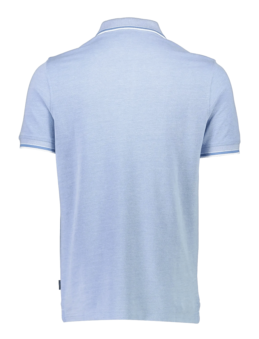 Lindbergh - Orangic cotton polo piqué S/S- rela - kurzärmelig - navy-lt blue - 3