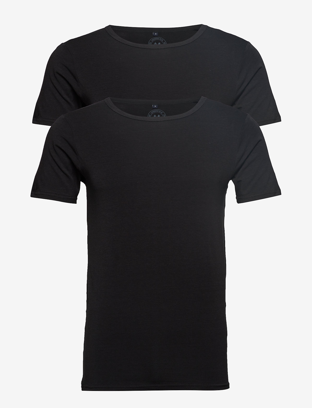 Lindbergh - Basic bamboo tee S/S 2 pack - lowest prices - black - 0