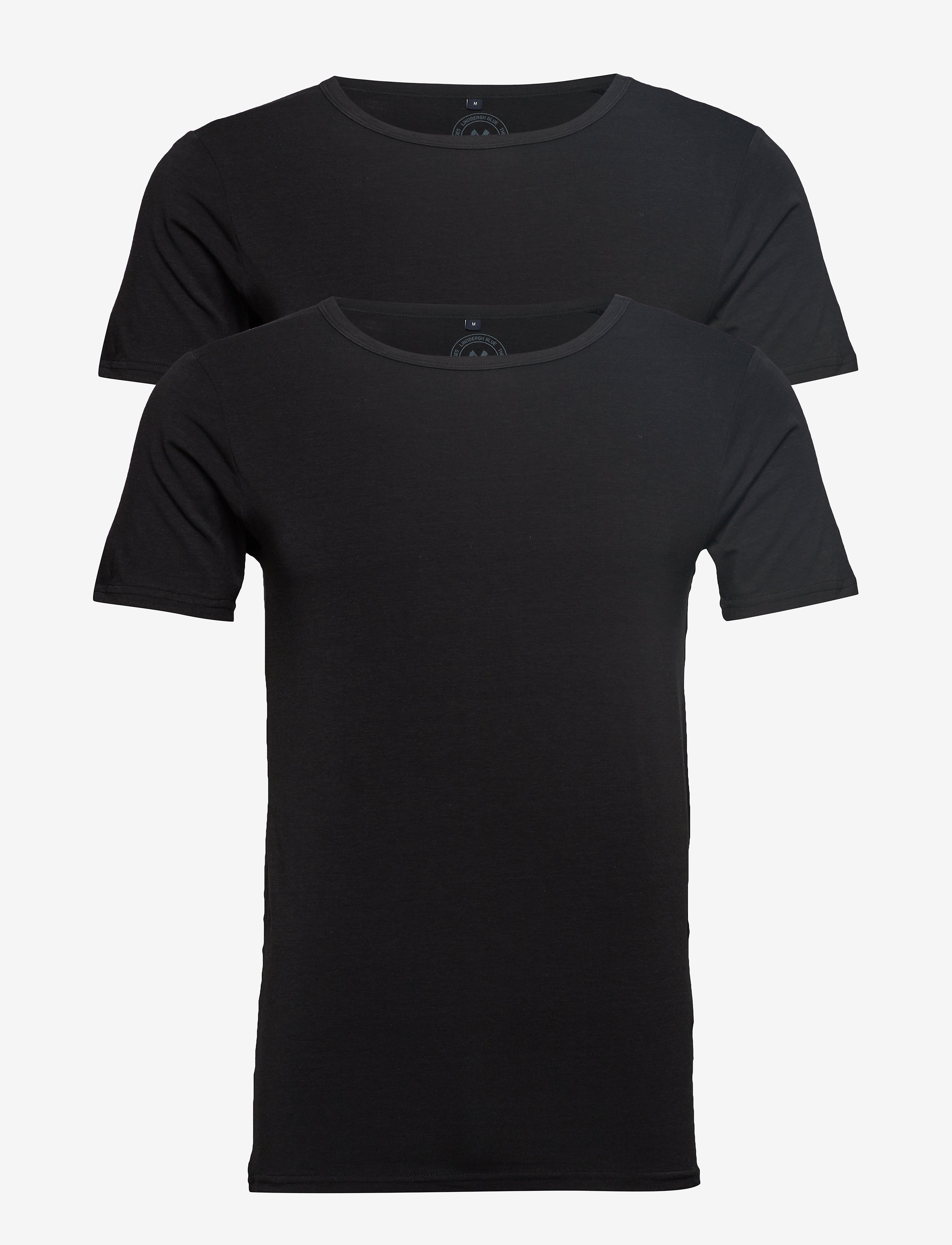 Basic bamboo tee S/S 2 pack - BLACK