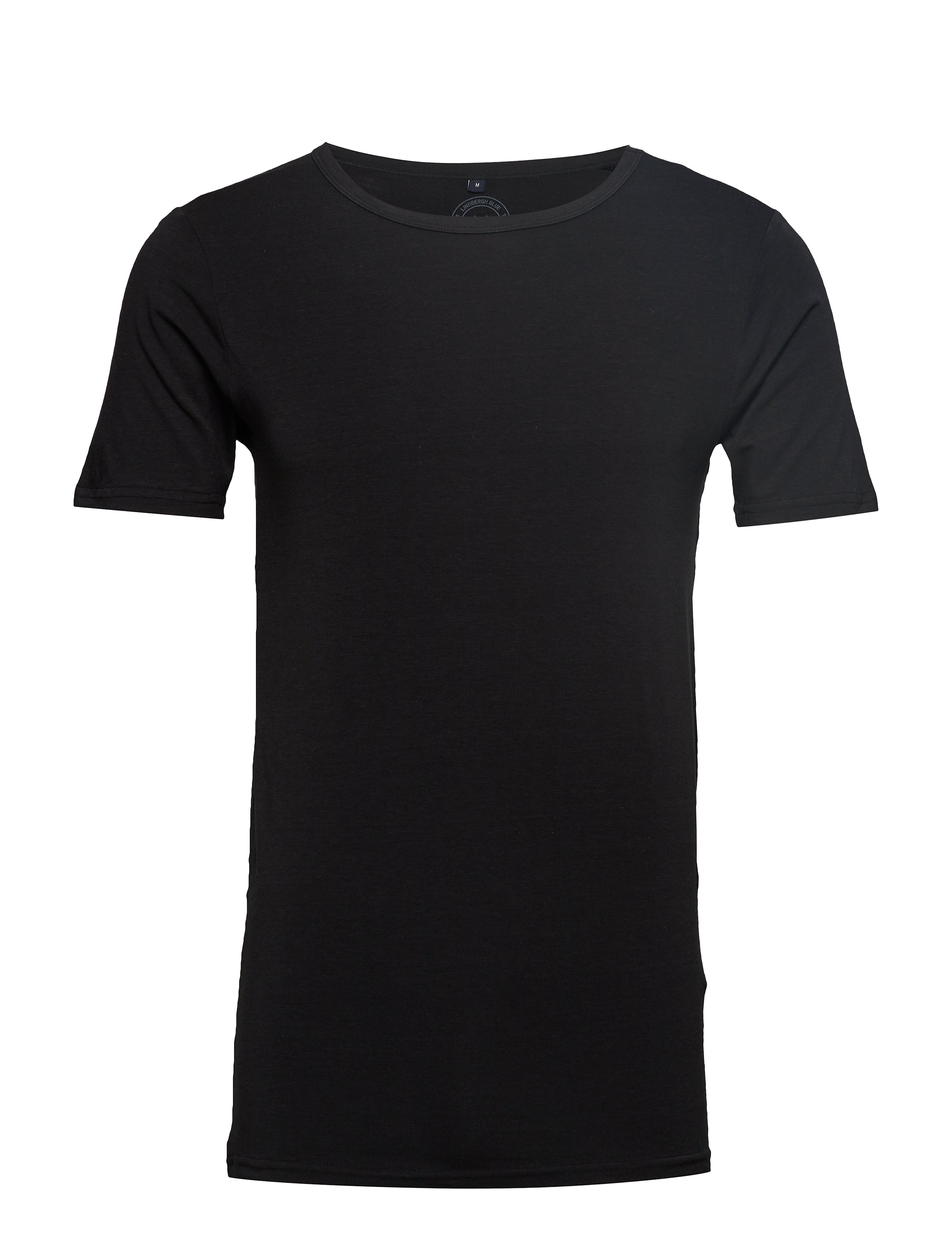 Lindbergh - Basic bamboo tee S/S 2 pack - basic t-shirts - black - 2