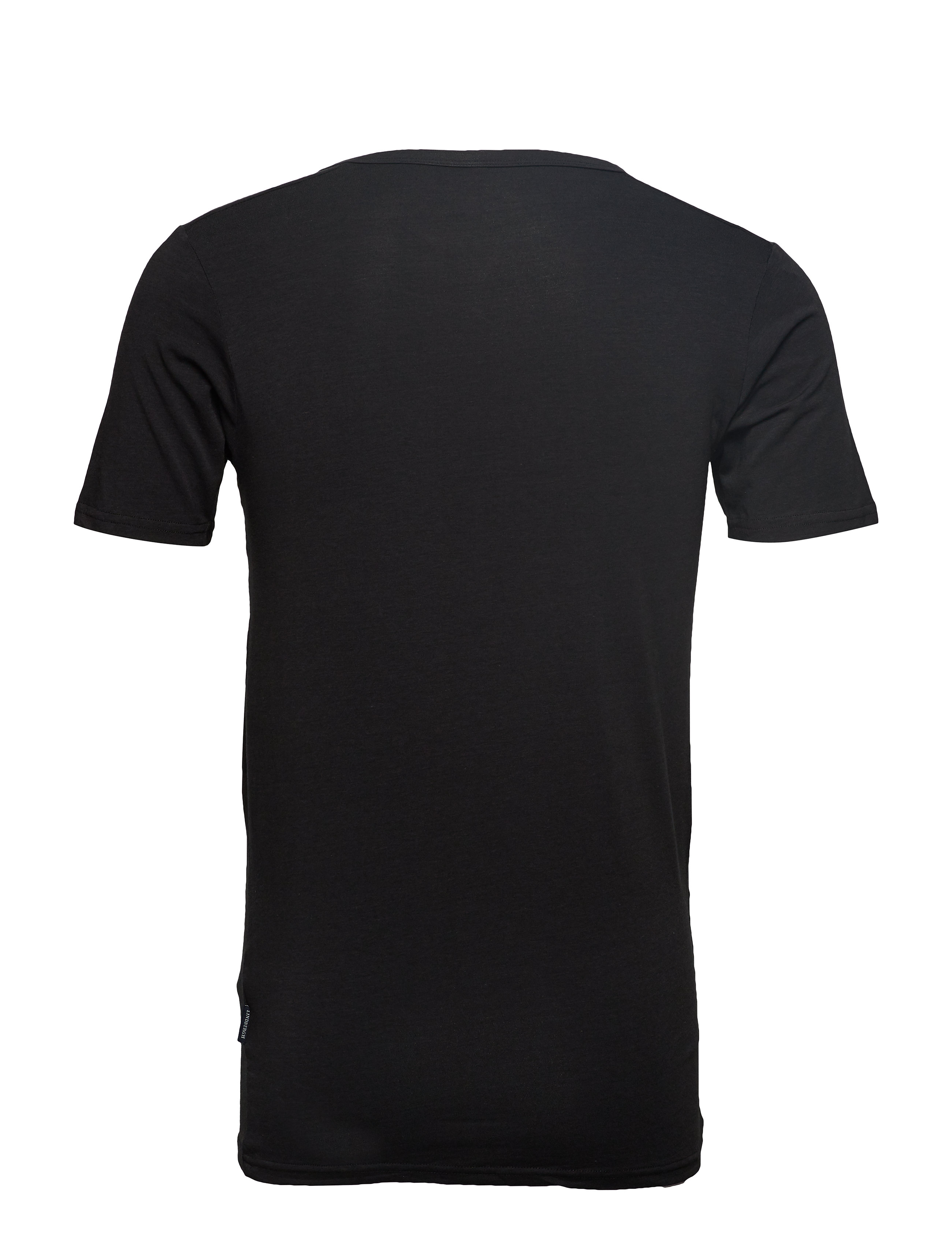 Lindbergh - Basic bamboo tee S/S 2 pack - basic t-shirts - black - 4