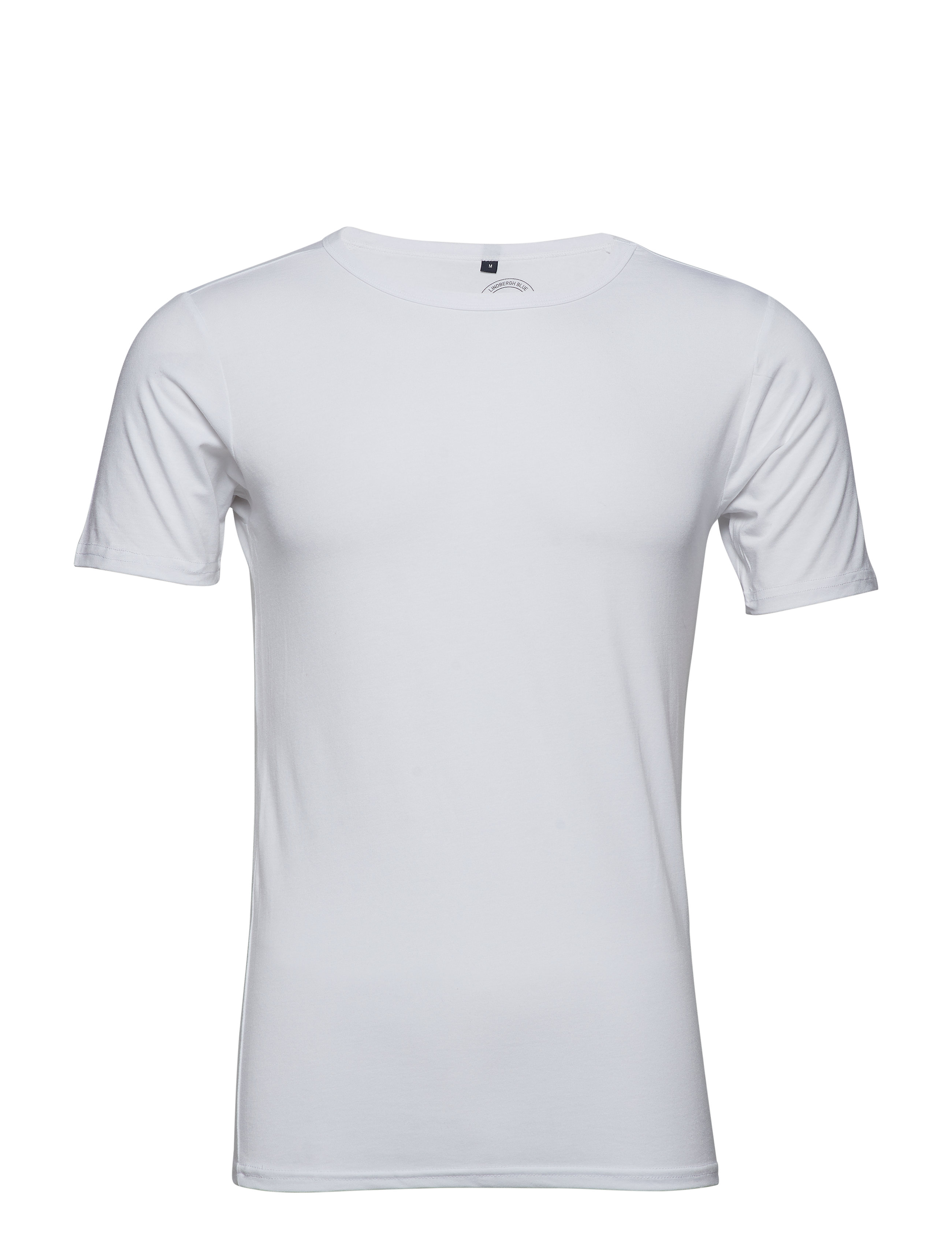 Lindbergh - Basic bamboo tee S/S 2 pack - basic t-shirts - white - 2