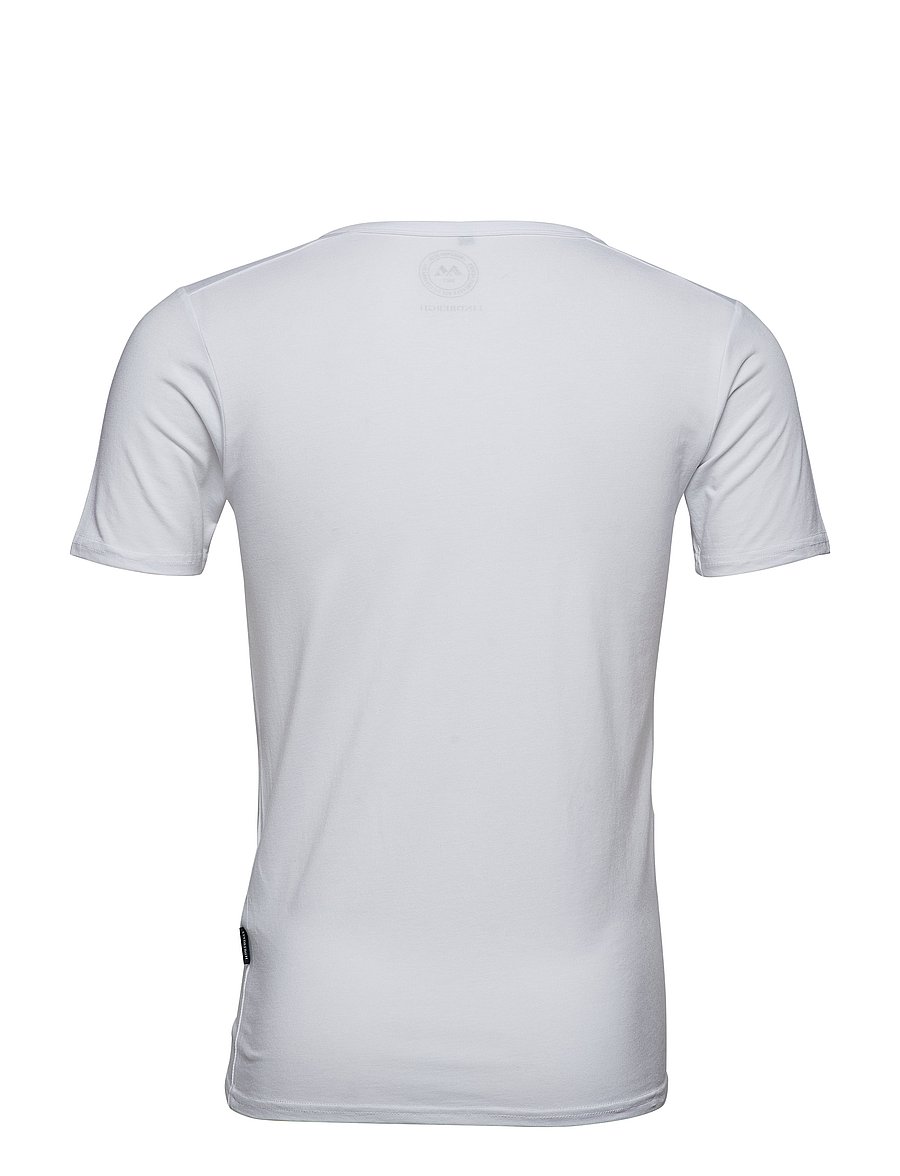 Lindbergh - Basic bamboo tee S/S 2 pack - t-shirts im multipack - white - 4