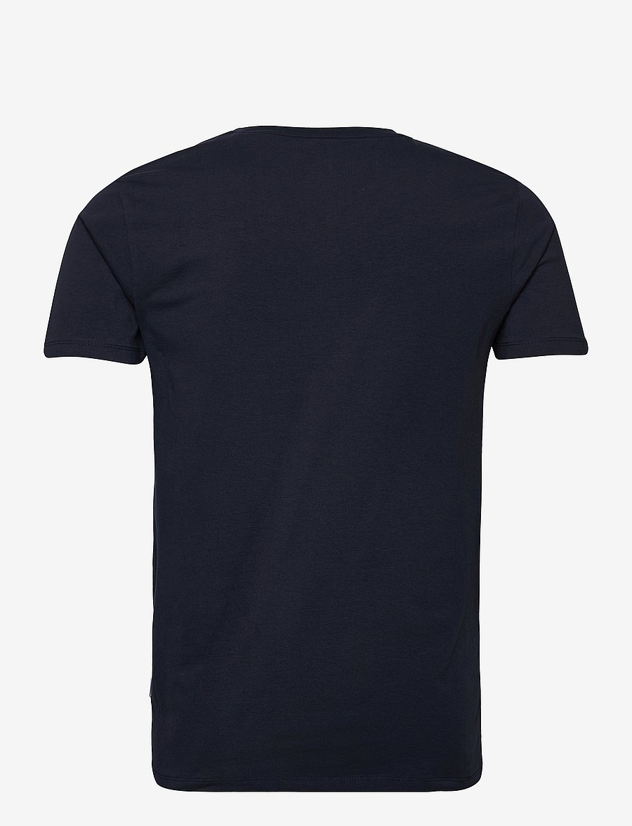 Lindbergh - Mens stretch v-neck tee S/S - v-aukkoiset t-paidat - navy - 2