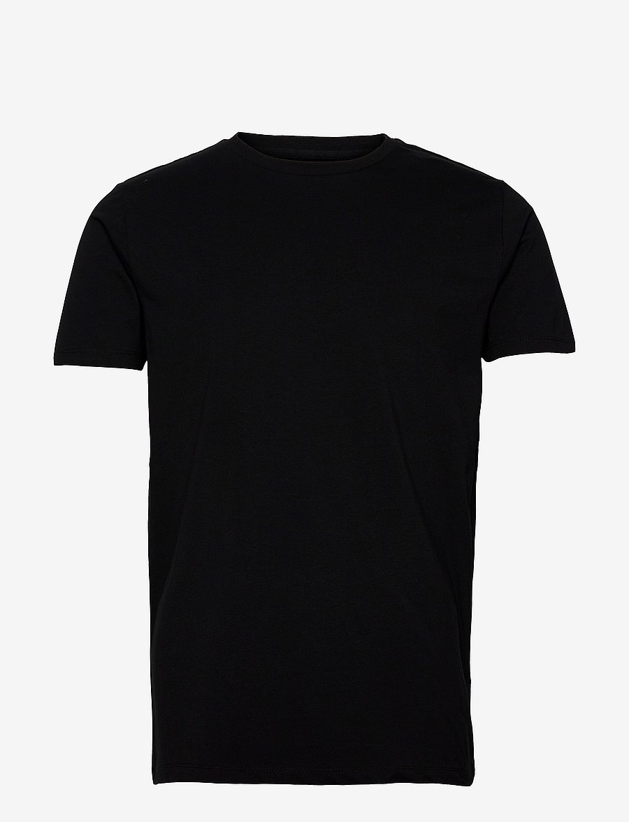 Lindbergh - Mens stretch crew neck tee s/s - kurzärmelig - black - 1