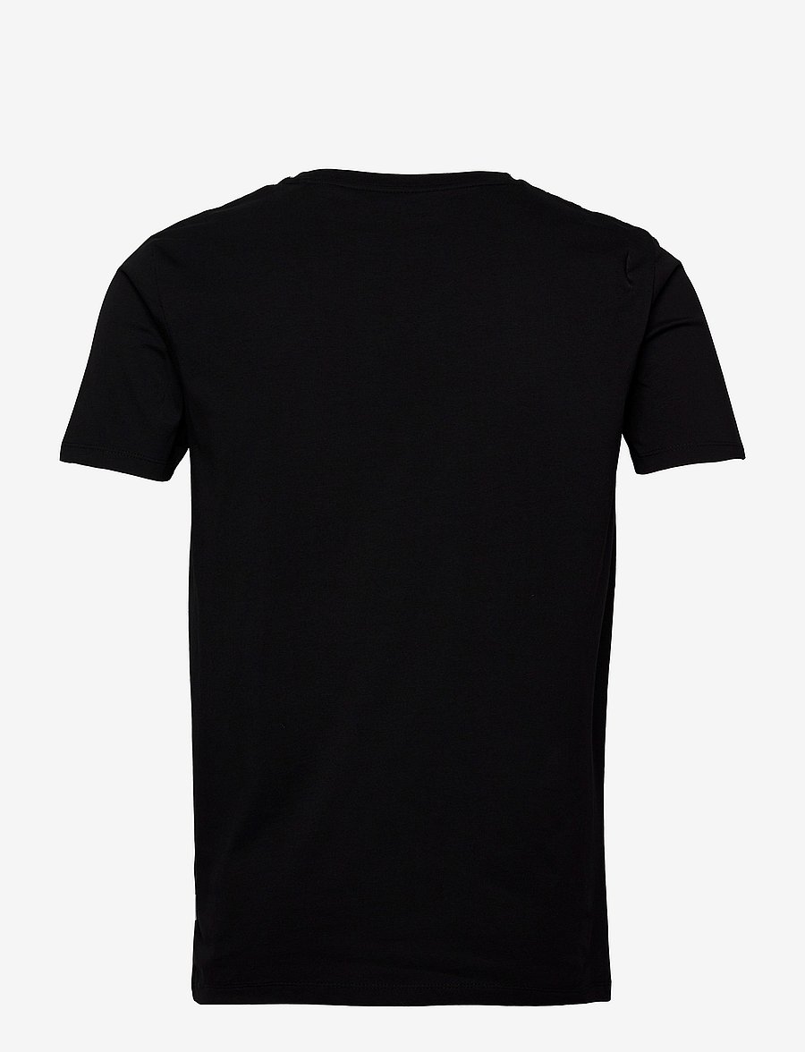Lindbergh - Mens stretch crew neck tee s/s - kurzärmelig - black - 2