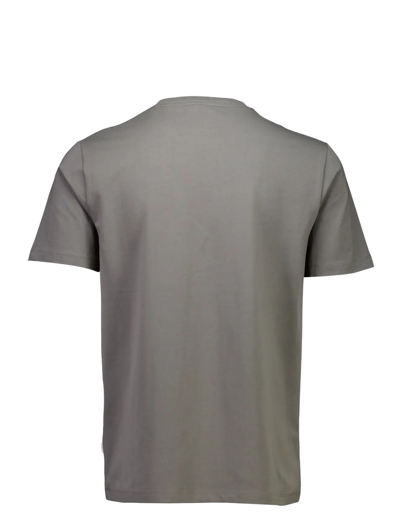 Lindbergh - Mens stretch crew neck tee s/s - kortärmade t-shirts - grey stone - 2