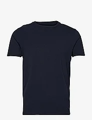 Lindbergh - Mens stretch crew neck tee s/s - nordic style - navy - 1