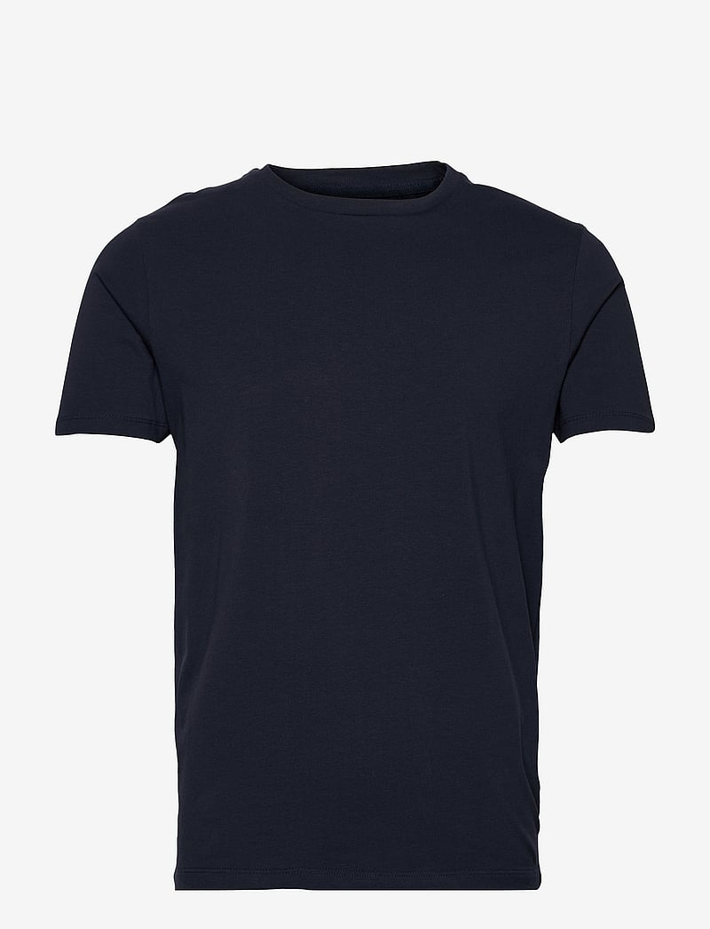 Lindbergh - Mens stretch crew neck tee s/s - kurzärmelig - navy - 1